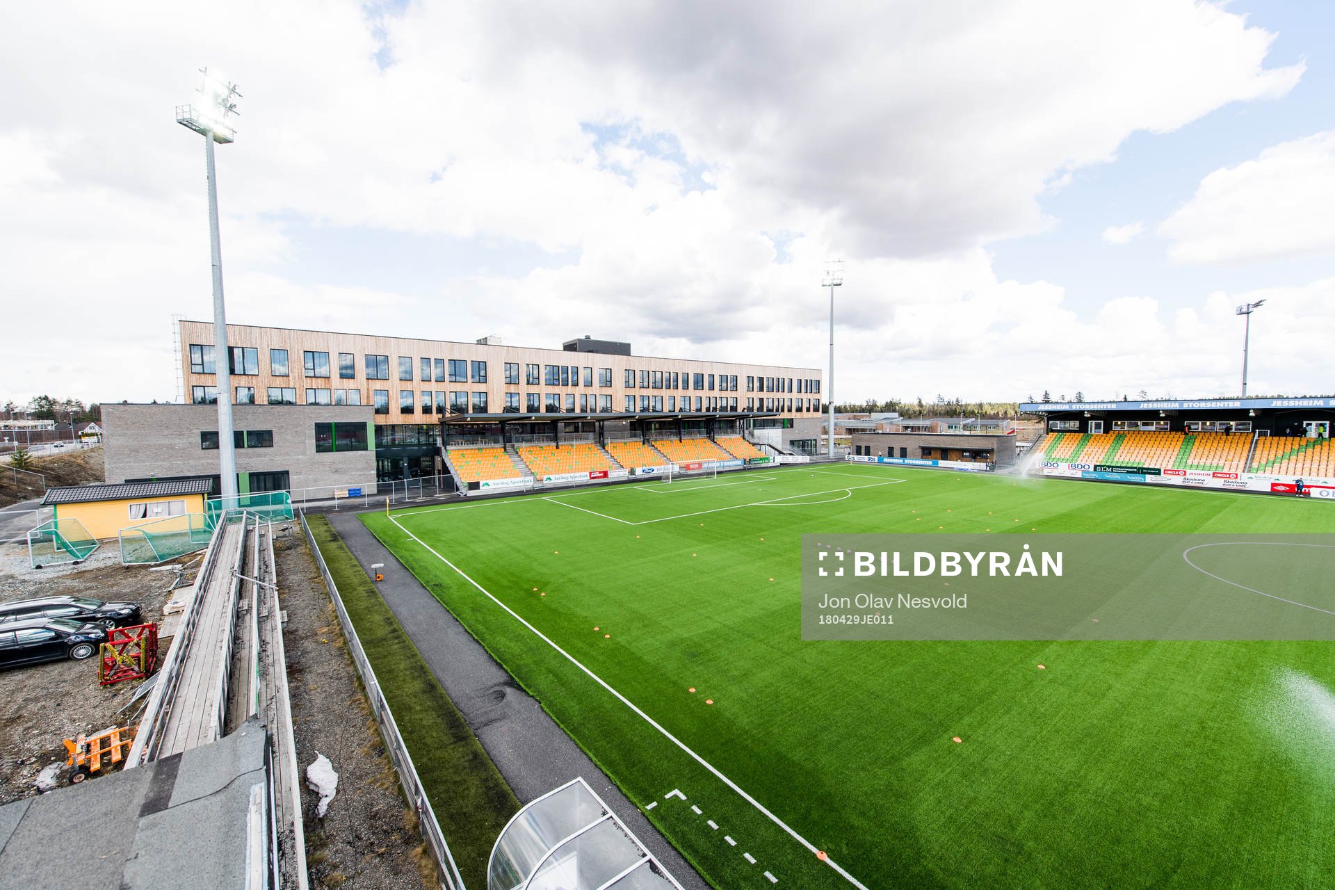 General view of Jessheim Stadion