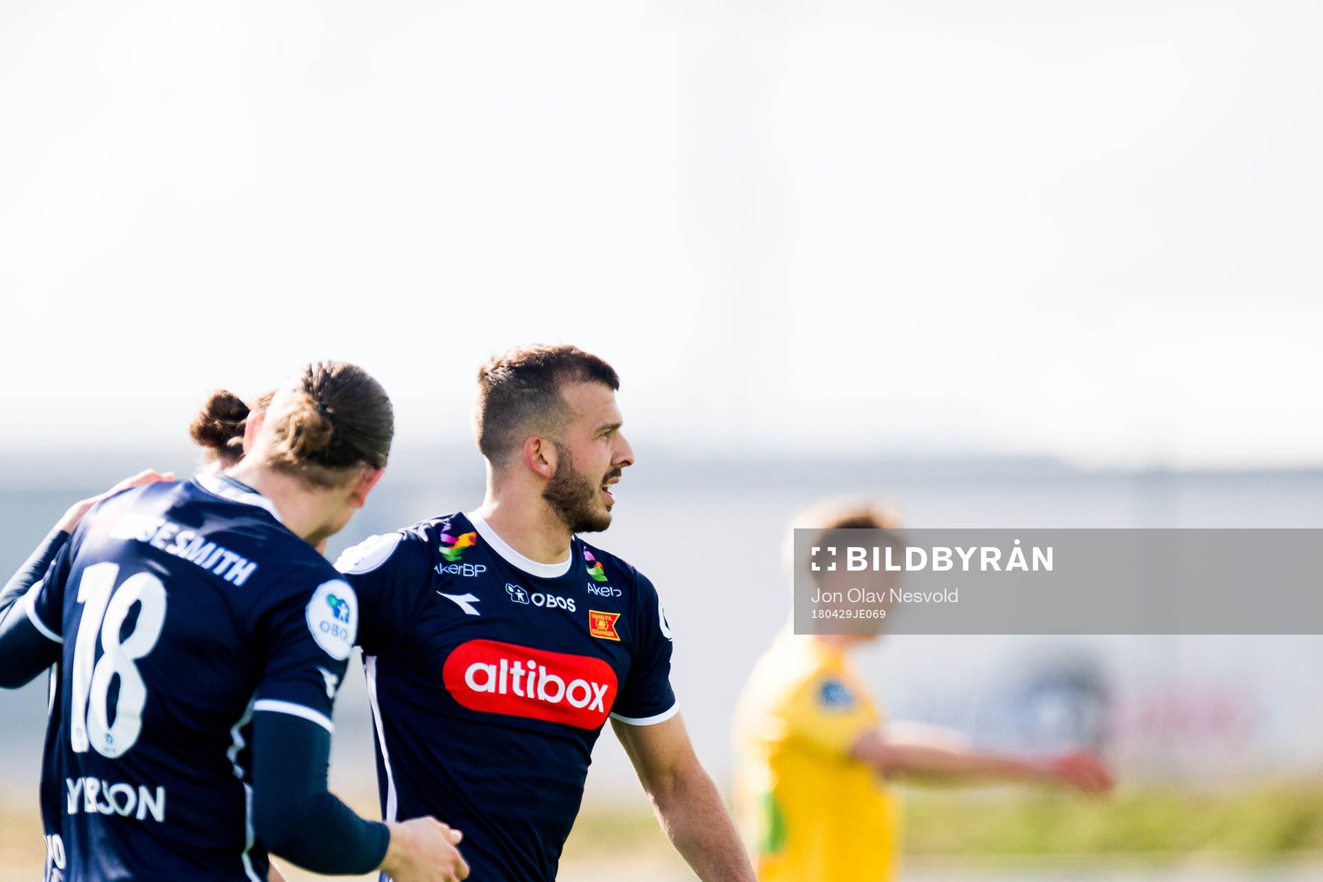 Zlatko Tripic of Viking celebrates the 1-5 goal with