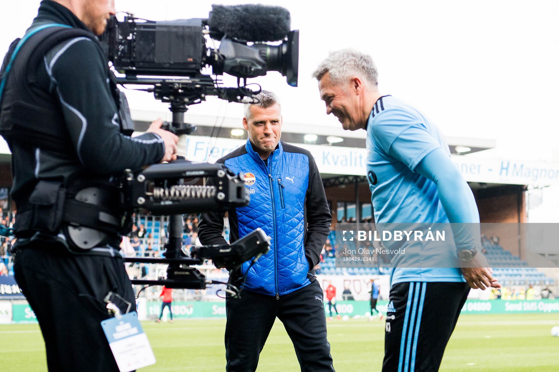 Tor Ole Skullerud, head coach of Strømsgodset, and Kåre