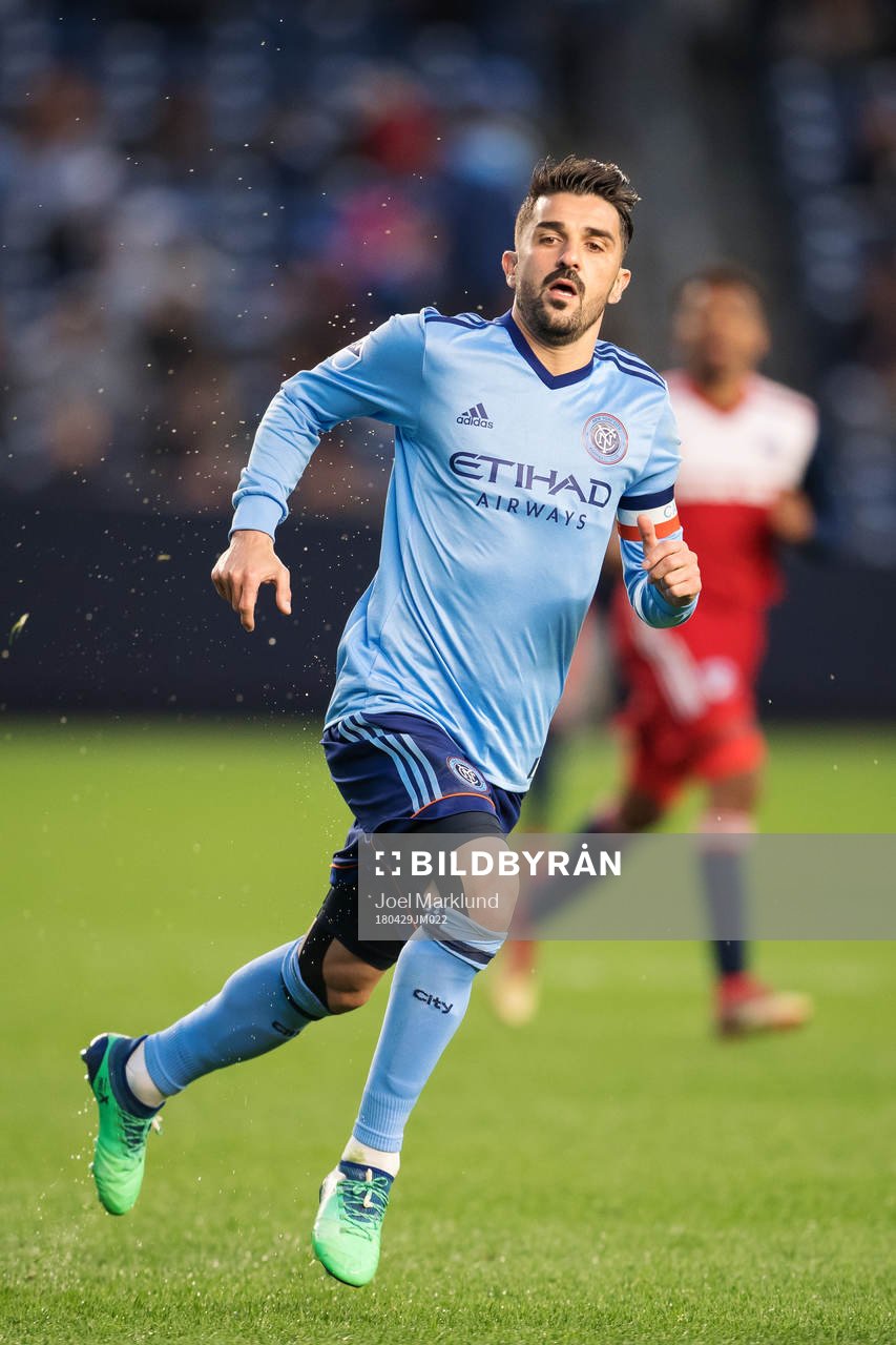 New York Citys David Villa