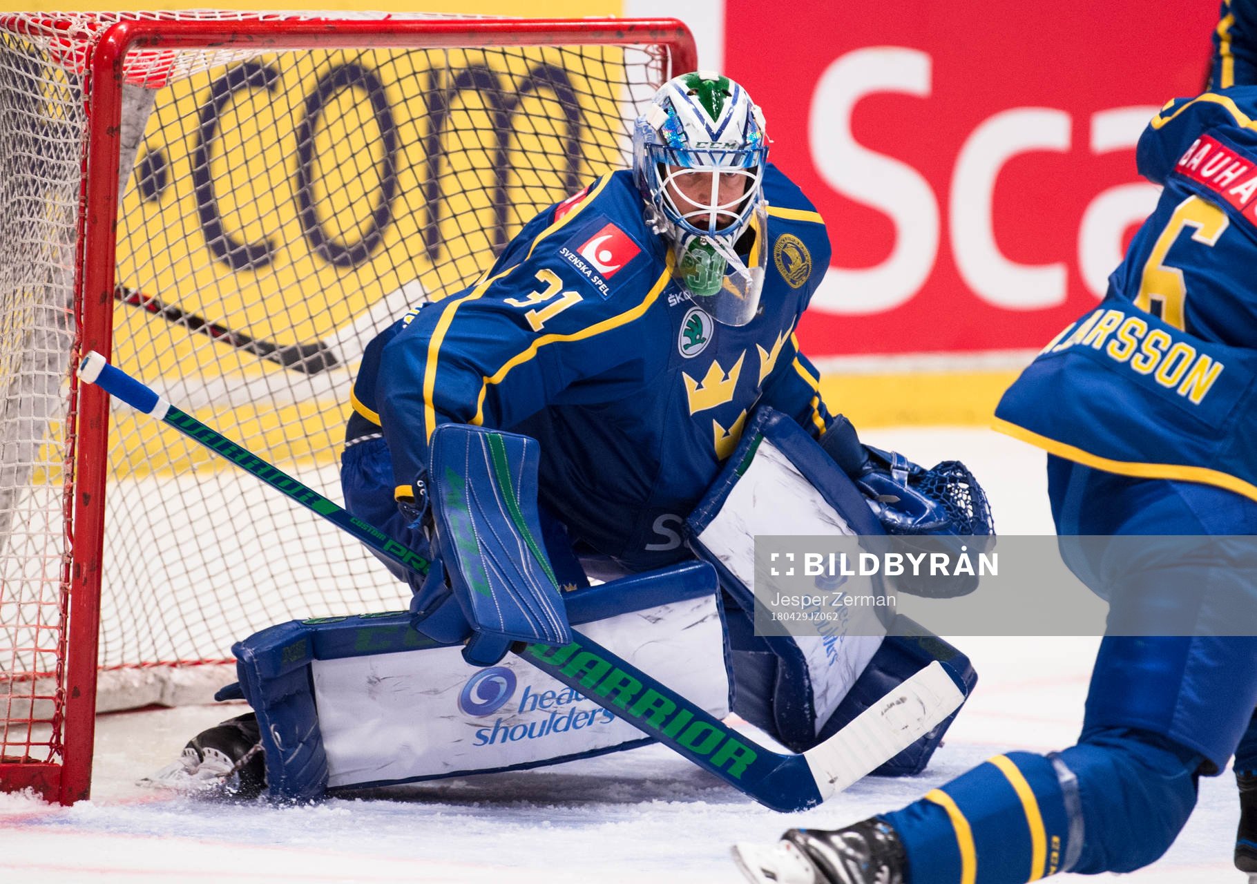 Sveriges målvakt Anders Nilsson