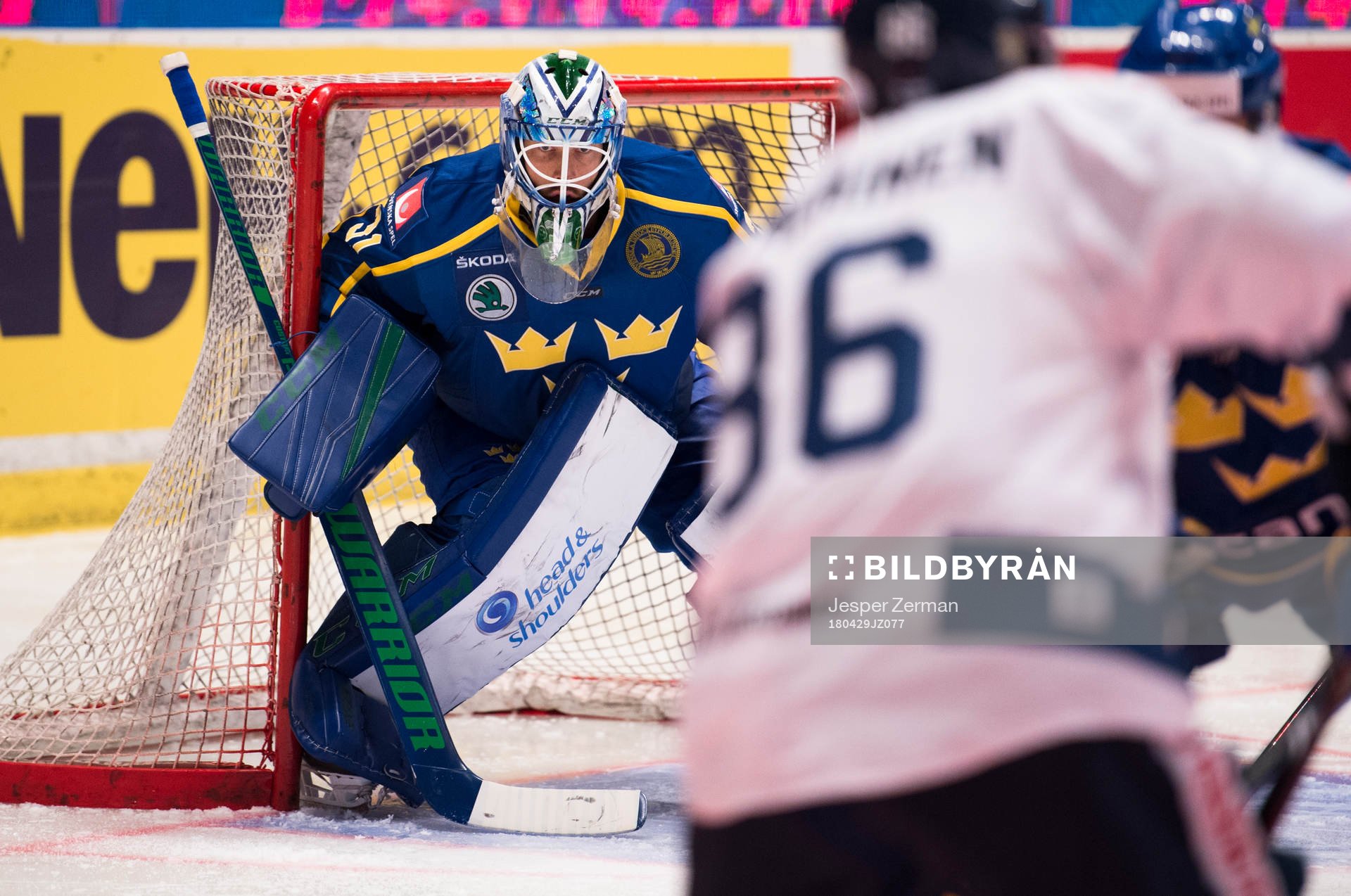 Sveriges målvakt Anders Nilsson