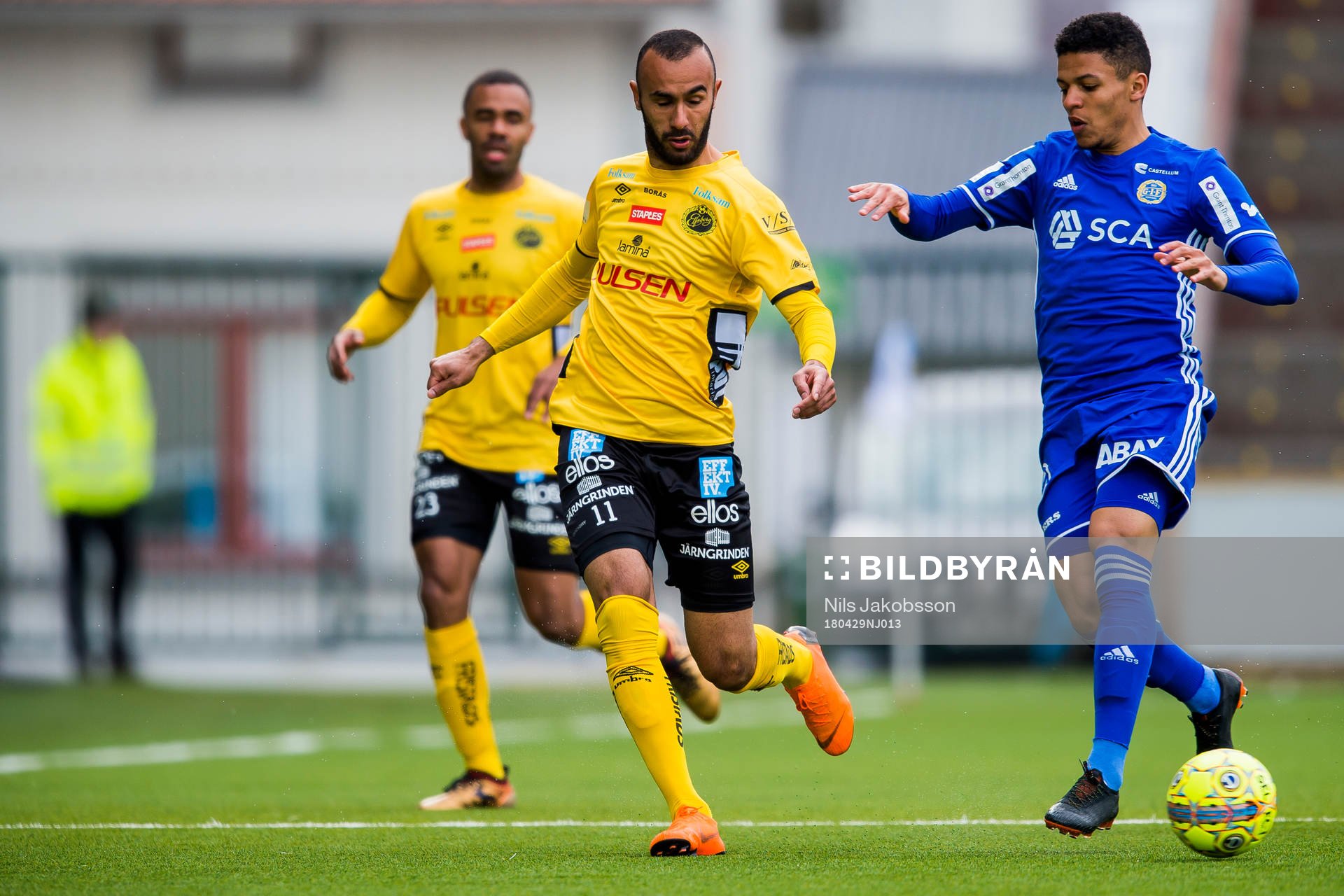 Elfsborgs Issam Jebali och Sundsvalls Romain Gall