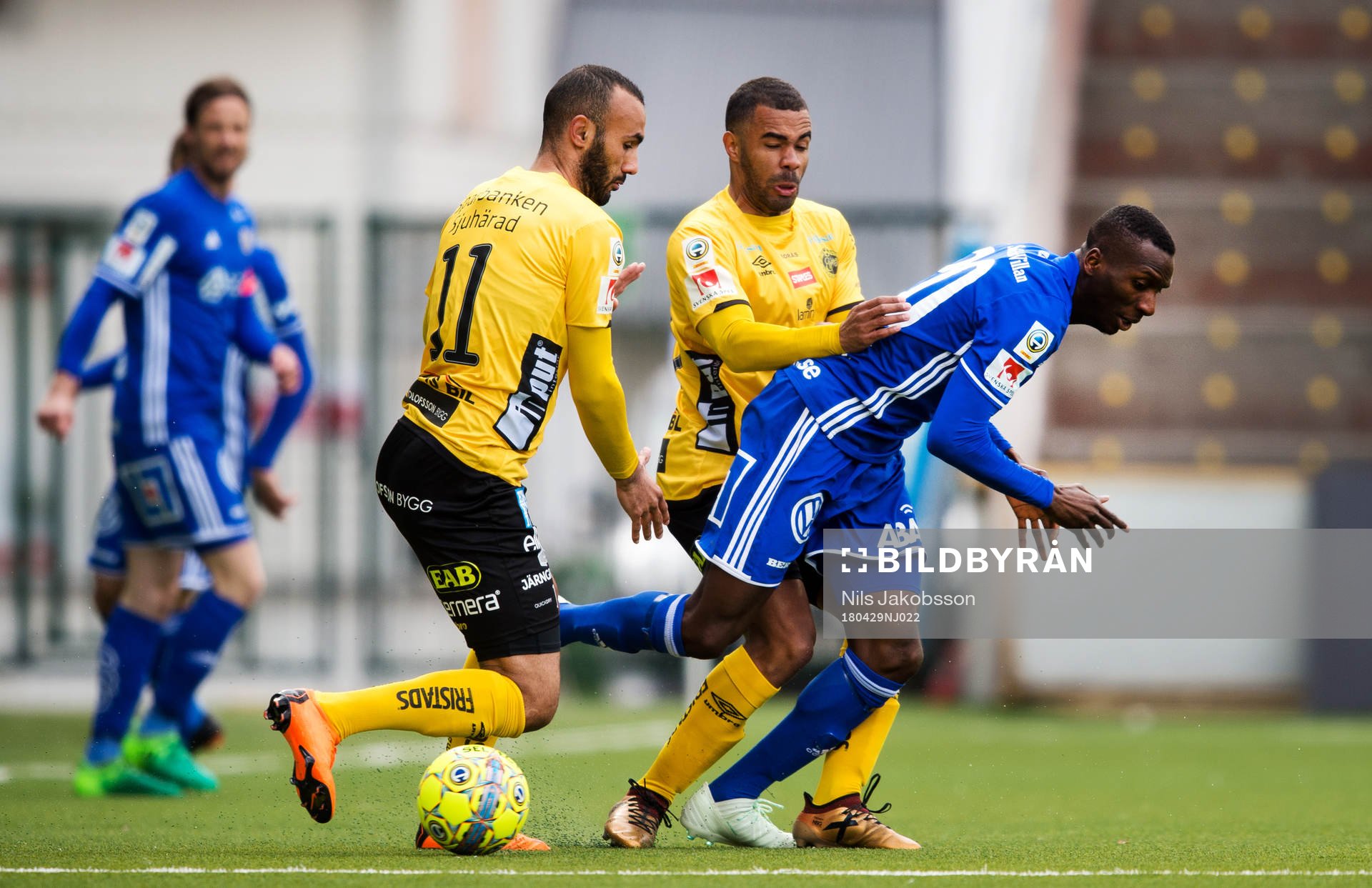Elfsborgs Issam Jebali och Alex Dyer