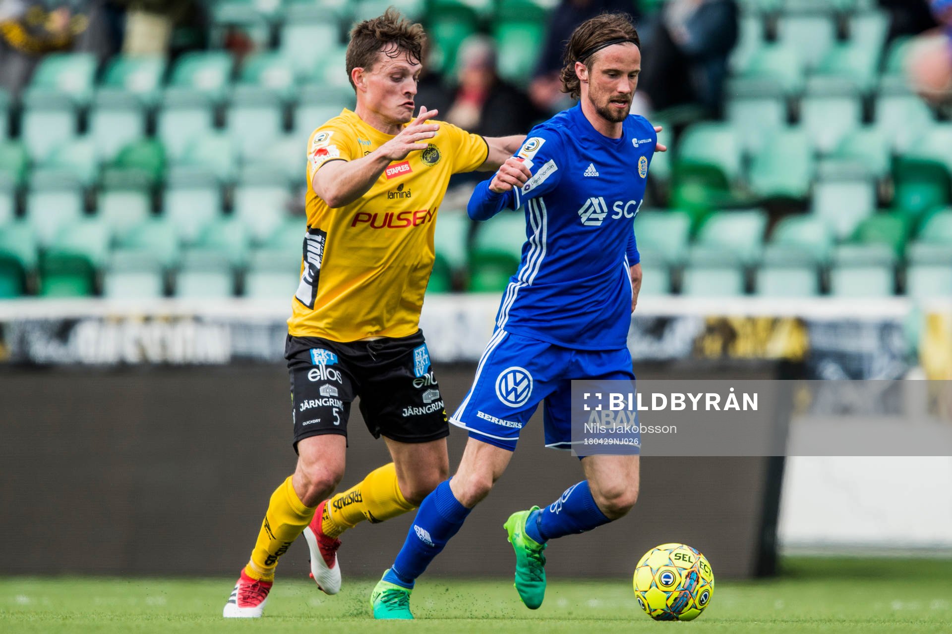 Elfsborgs Jörgen Horn och Sundsvalls Linus Hallenius