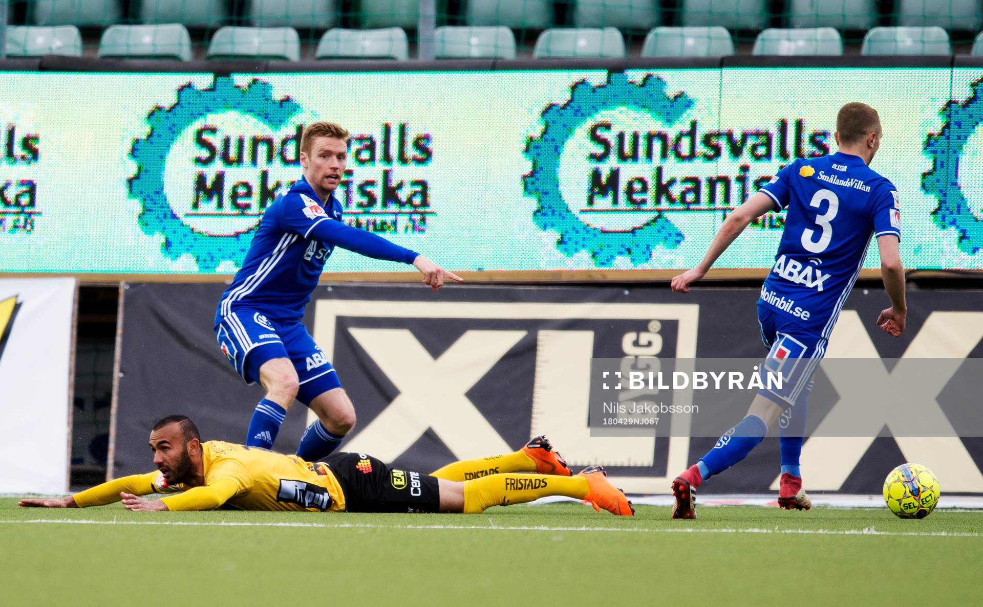 Sundsvalls David Myrestam orsakar en straff i en duell med