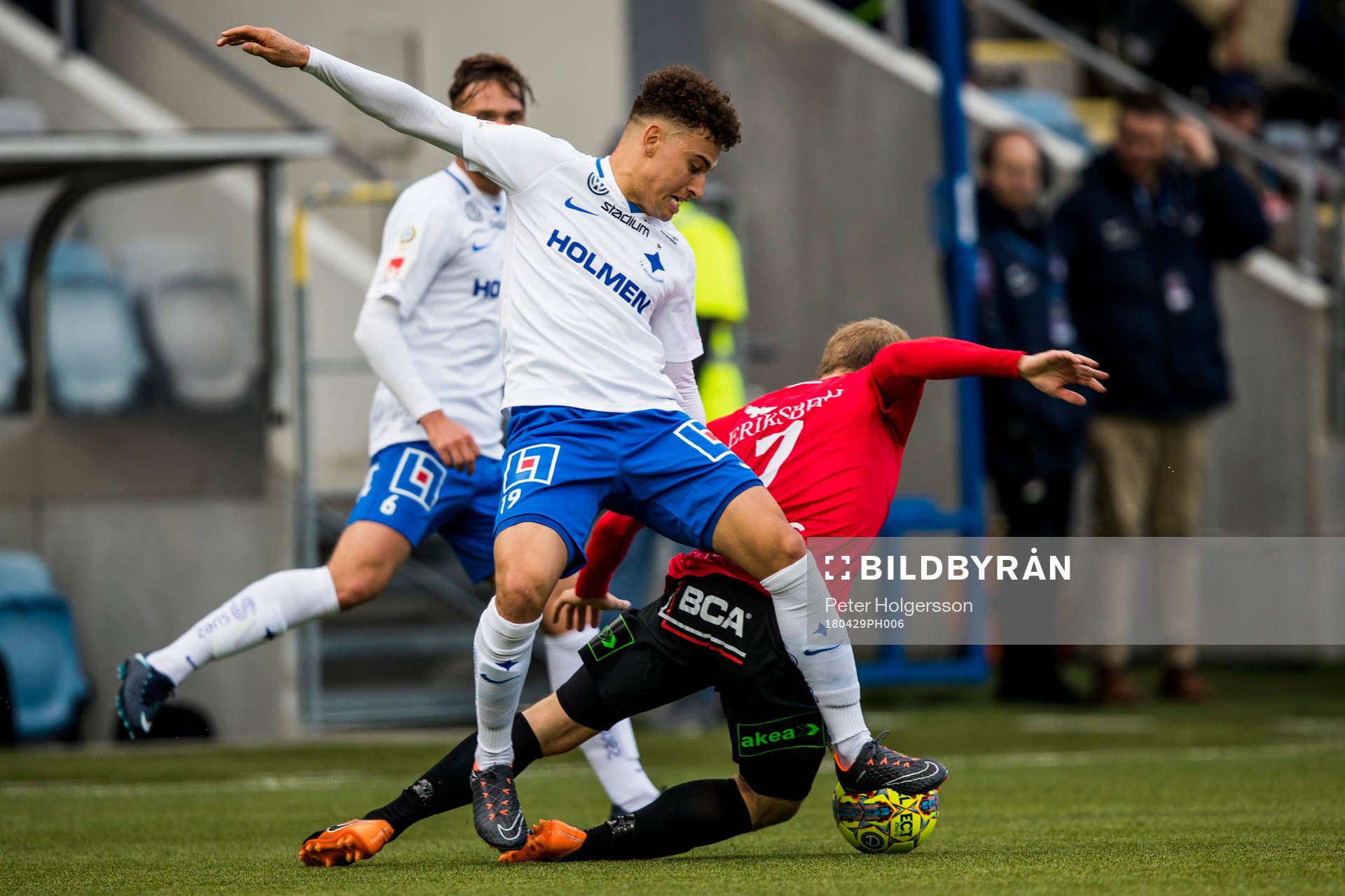Norrköpings Jordan Larsson och Trelleborgs Erik Andersson