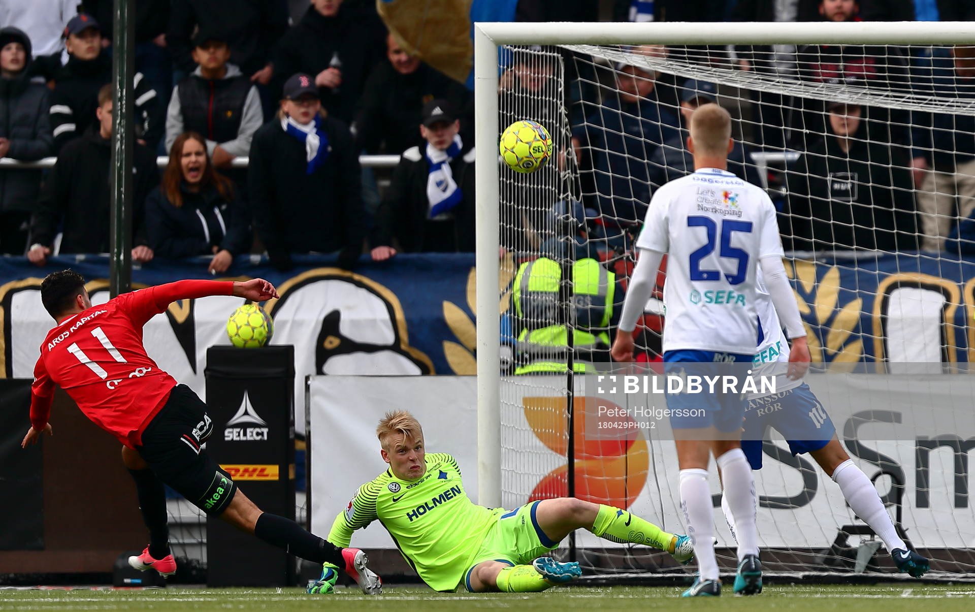 Norrköpings målvakt Isak Pettersson