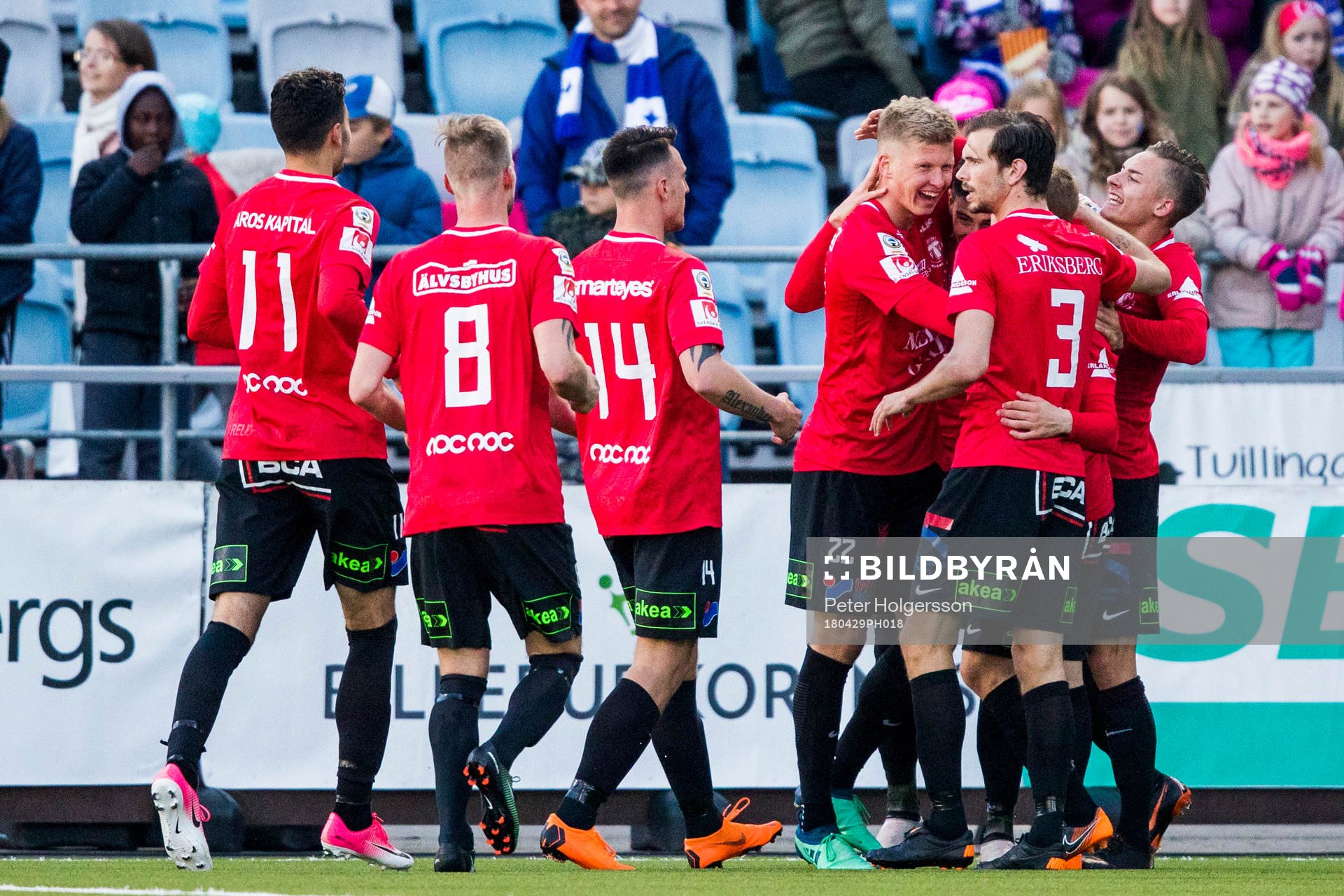 Trelleborgs Dennis Hadzikadunic jublar