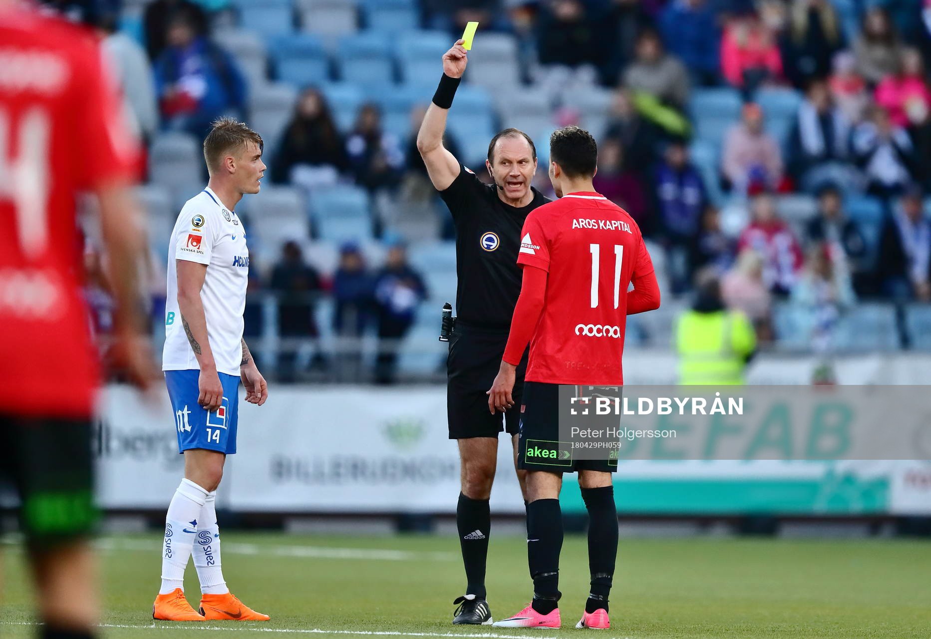 XXX under fotbollsmatchen i Allsvenskan mellan Norrköping