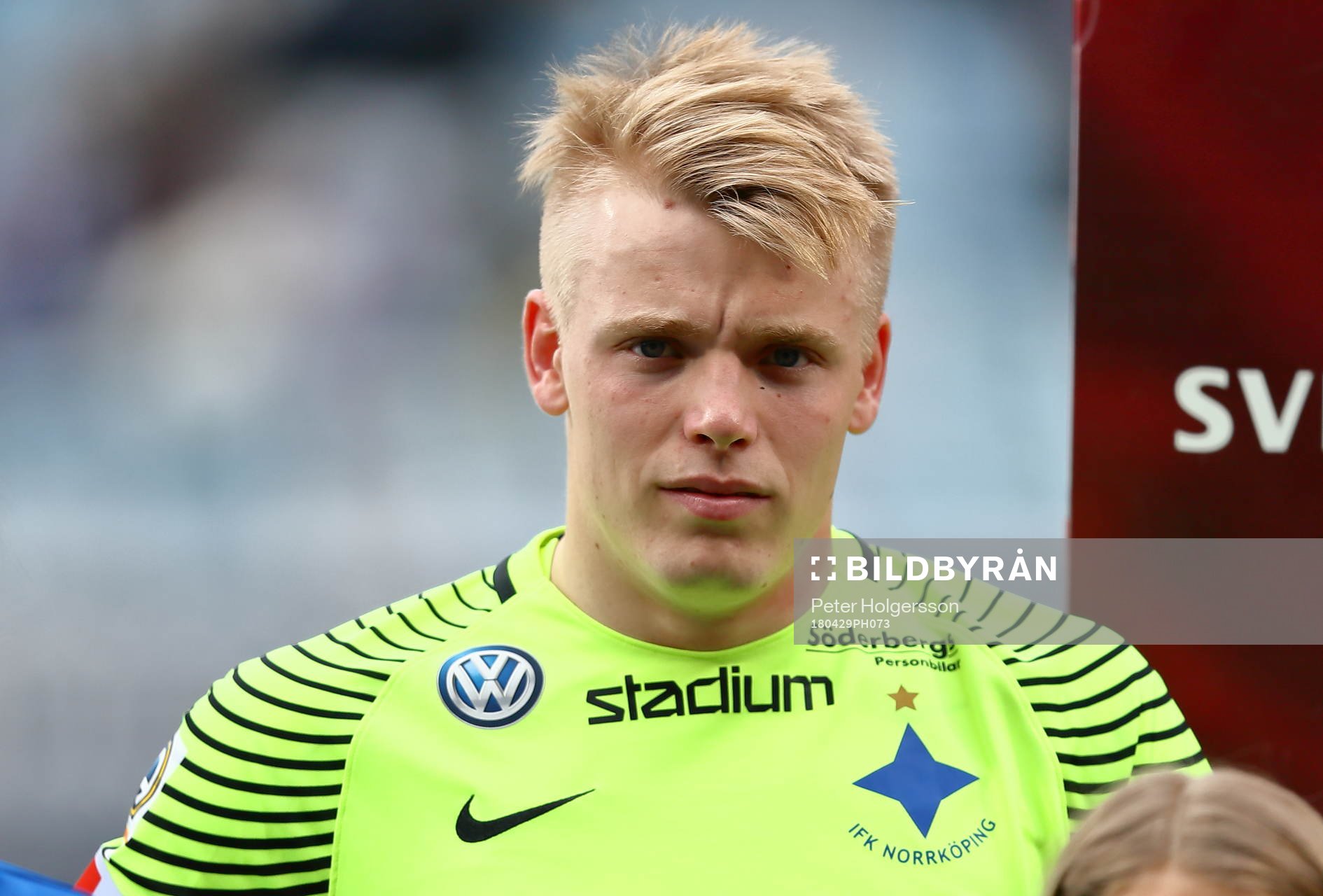Norrköpings målvakt Isak Pettersson