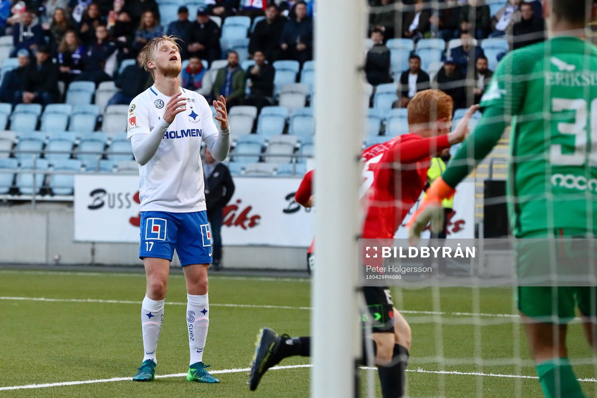 Norrköpings Kalle Holmberg deppar