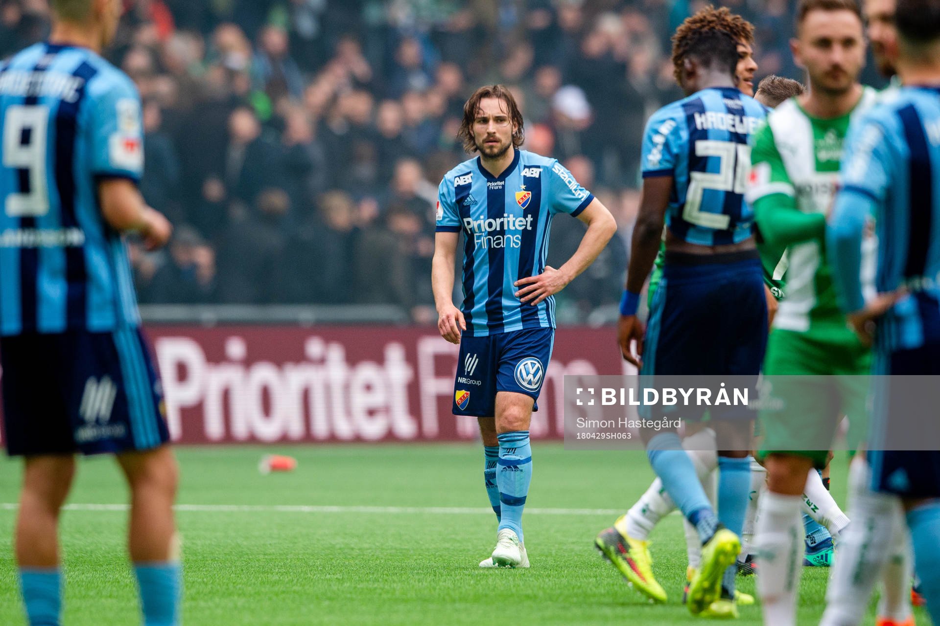 Djurgårdens Kevin Walker deppar