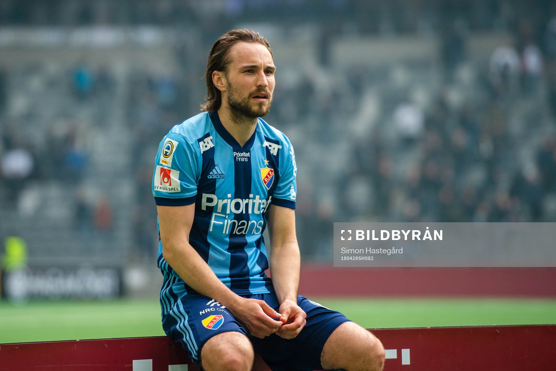 Djurgårdens Kevin Walker  deppar