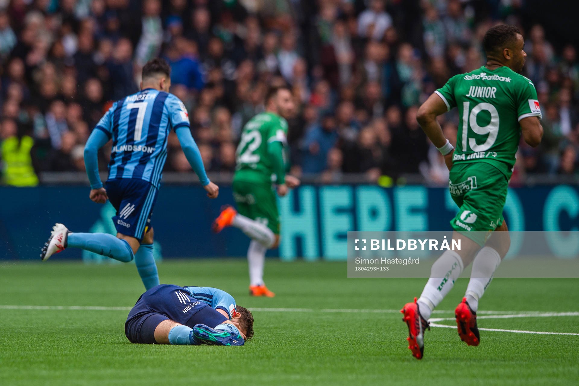 Djurgårdens Jesper Karlström får ont