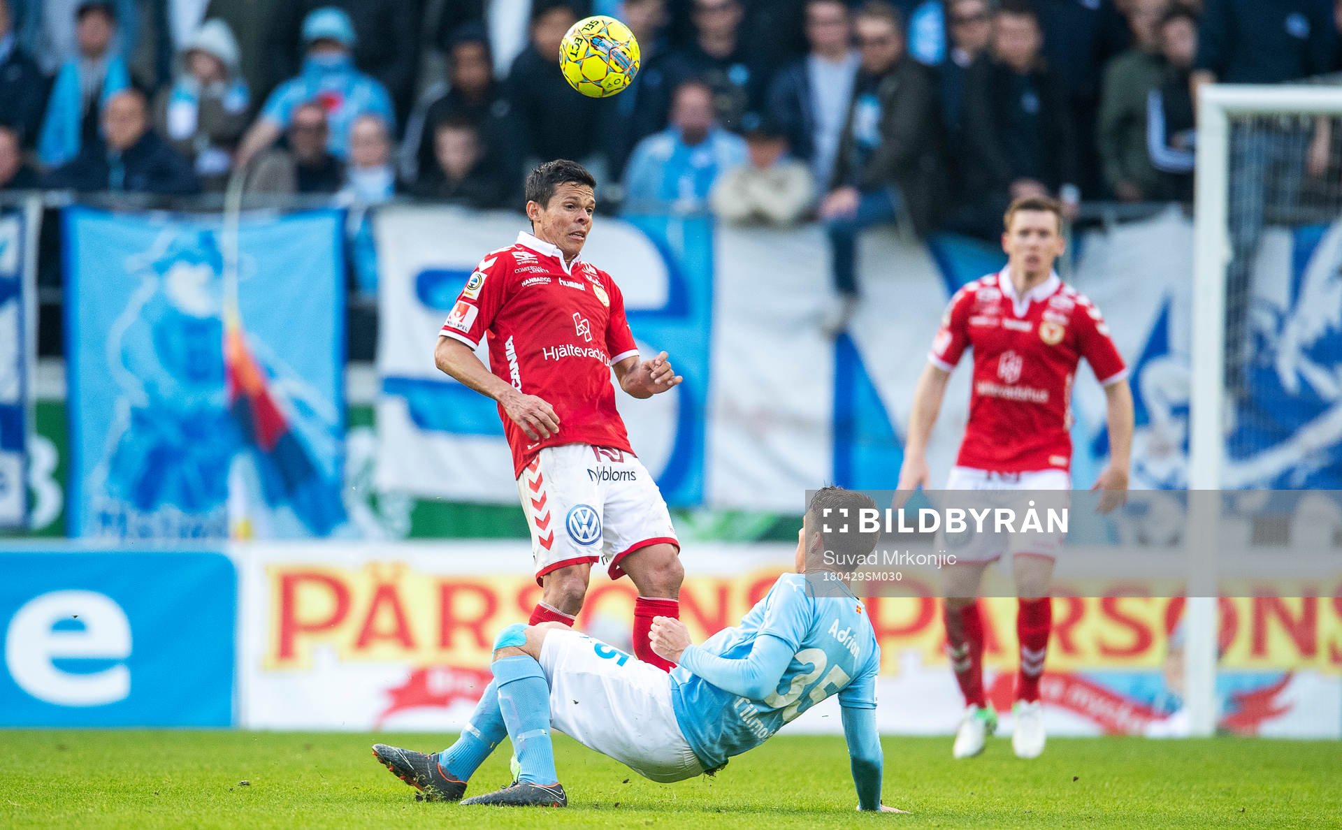 Kalmars Romário Pereira Sipião och Malmö FFs Samuel