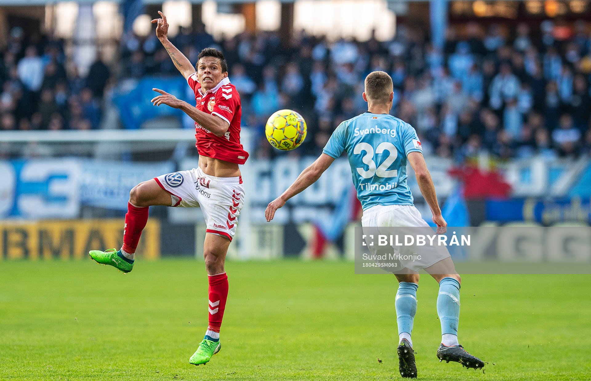 Kalmars Romário Pereira Sipião och Malmö FFs Mattias