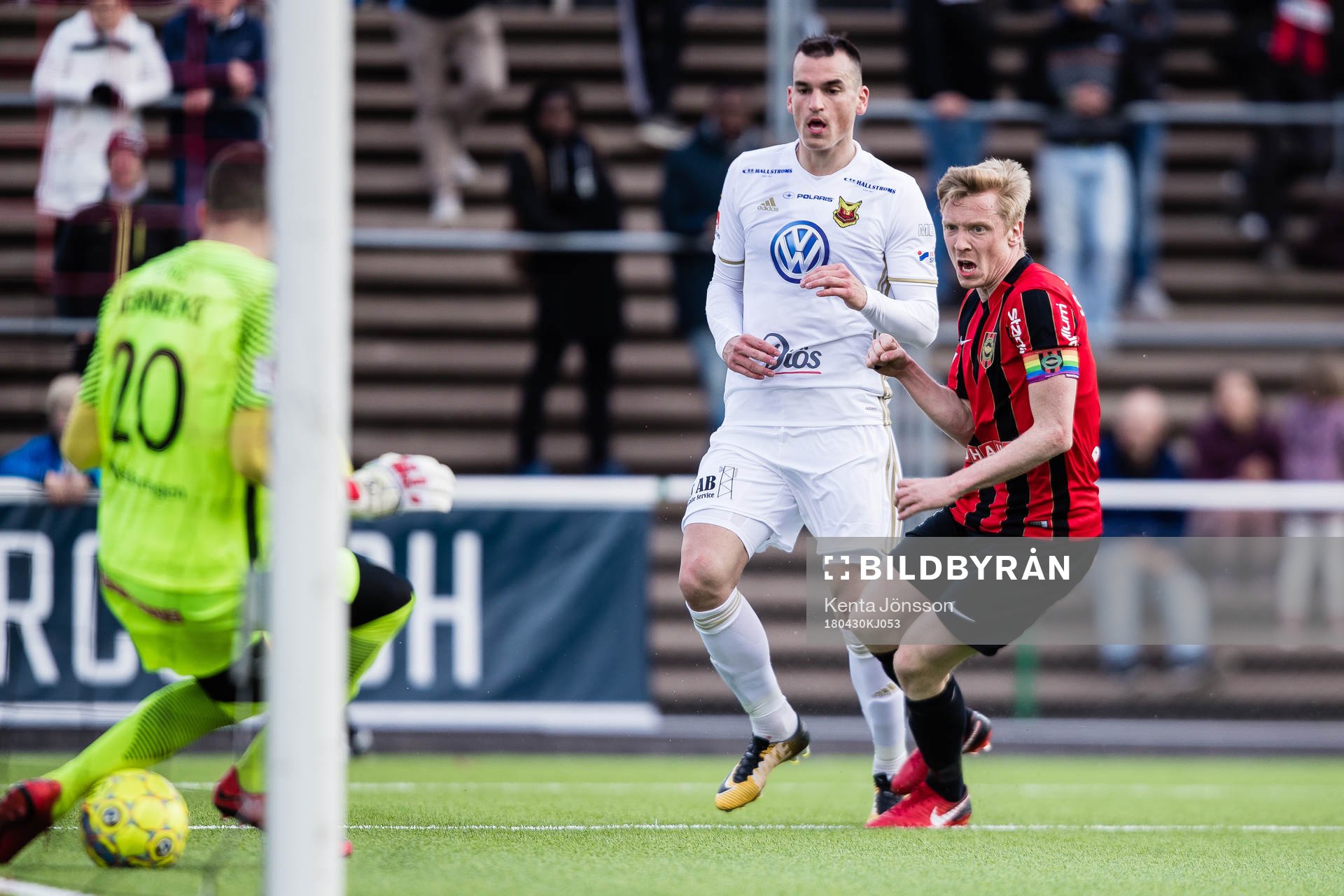 Östersunds Dino Islamovic gör 0-4 bakom Brommapojkarnas