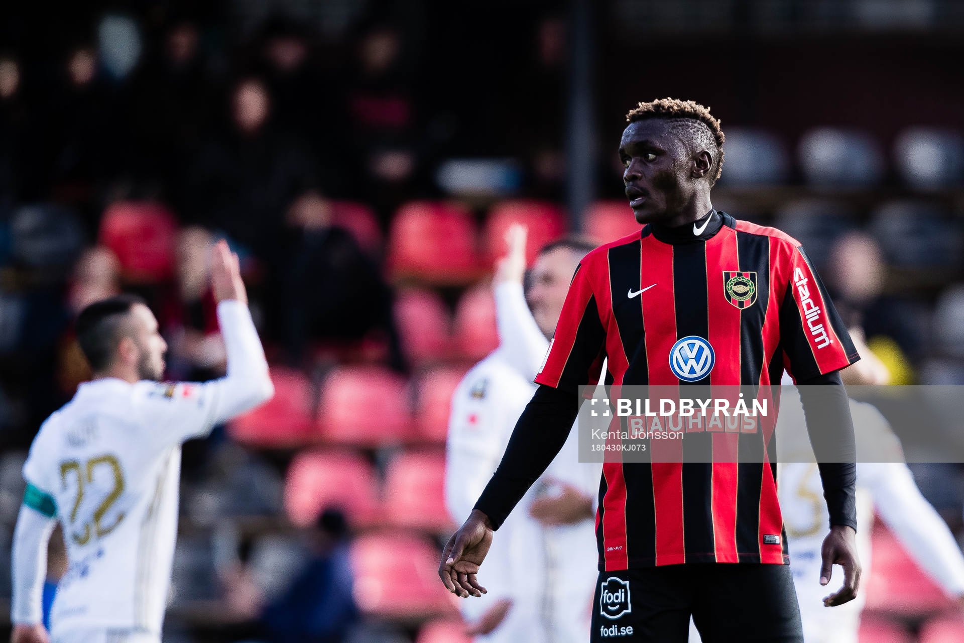 Brommapojkarnas David Ochieng deppar