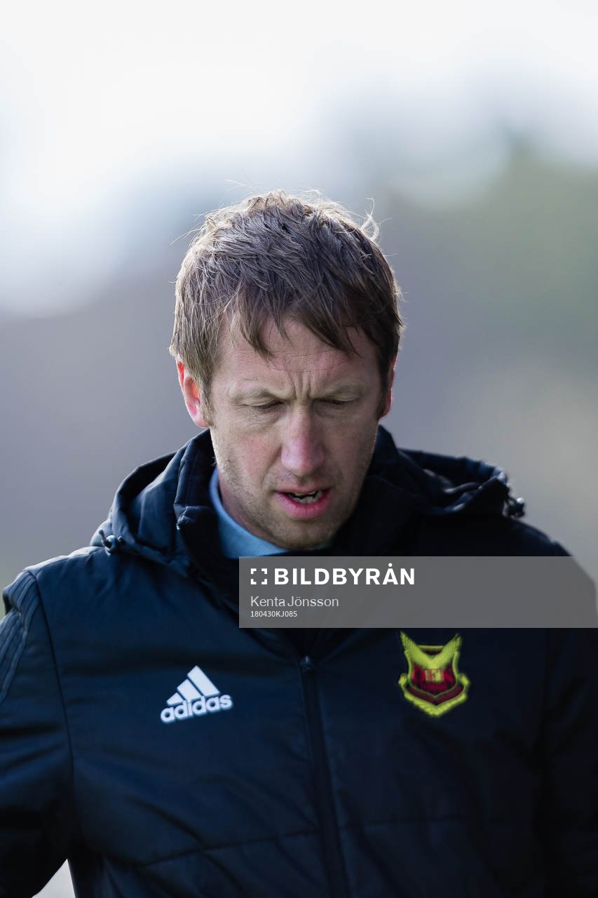 Östersunds tränare Graham Potter deppar