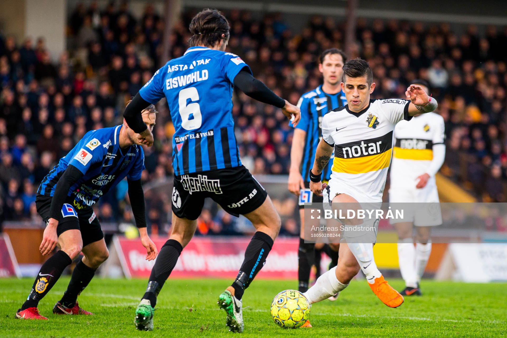 s Nicolas Stefanelli mot Sirius Johan Eiswohld