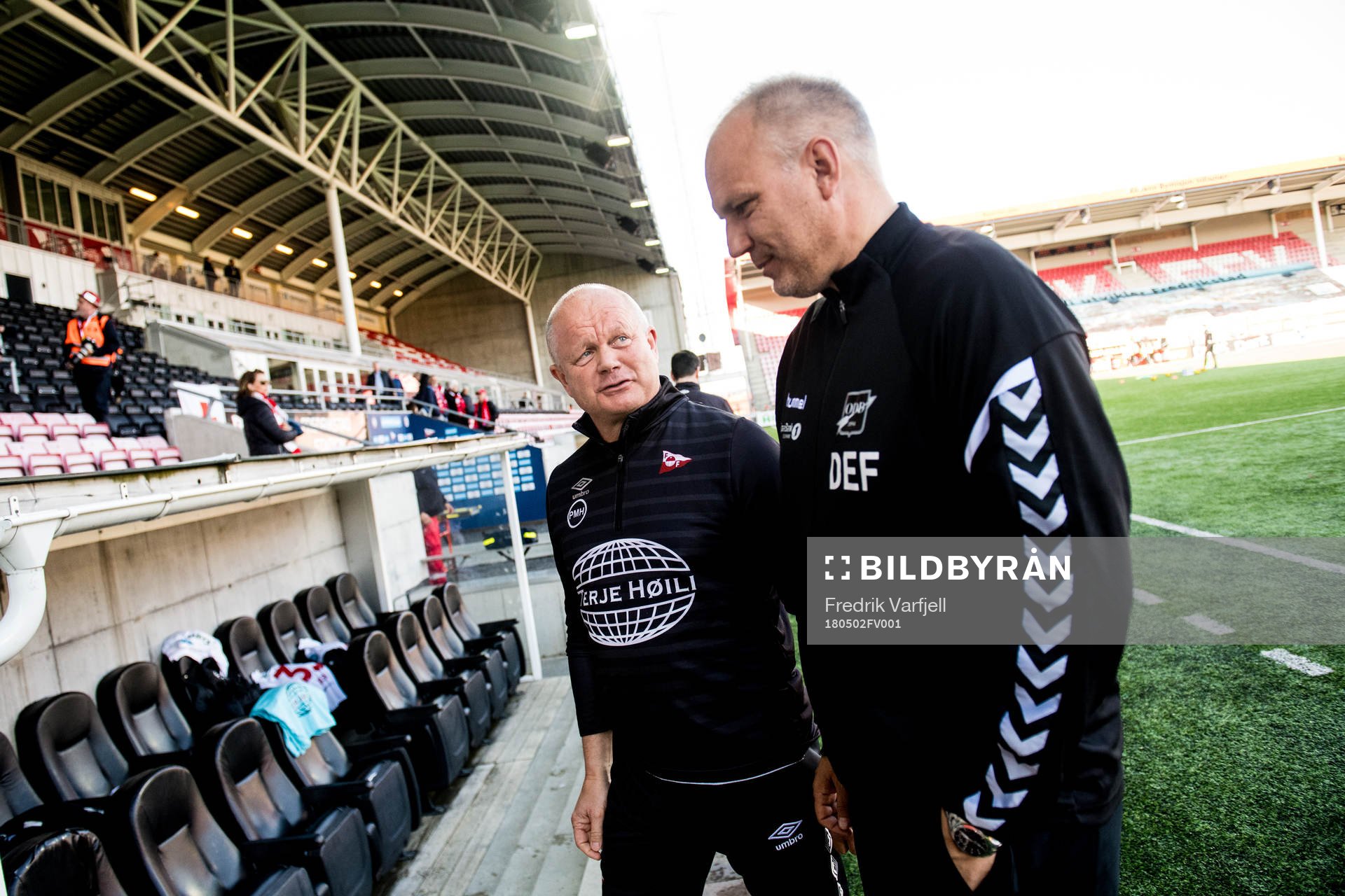 Per-Mathias Høgmo, head coach of FFK and Dag-Eilev