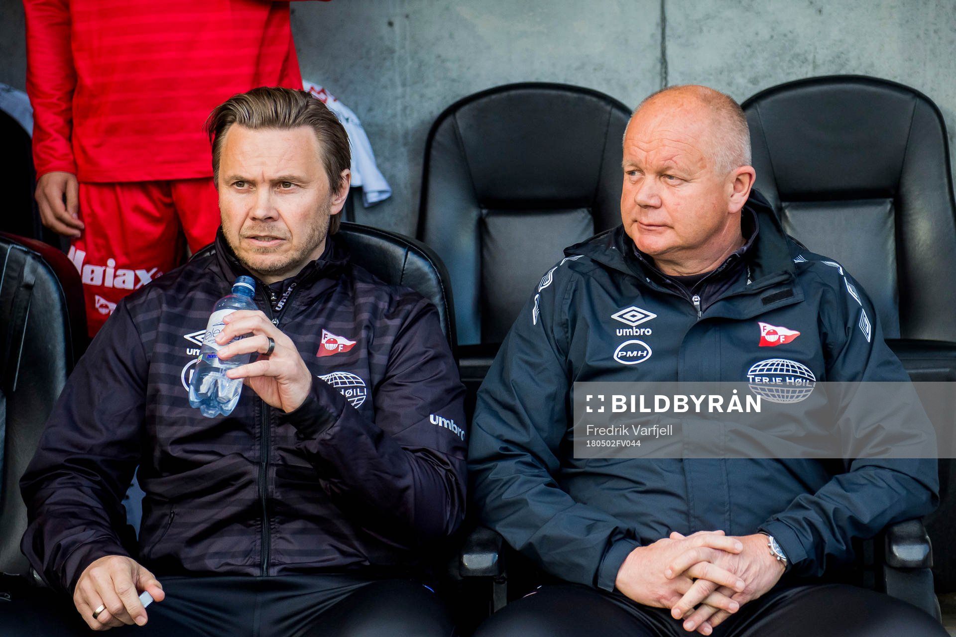 Bjørn Johansen, assistant coach, and Per-Mathias Høgmo,