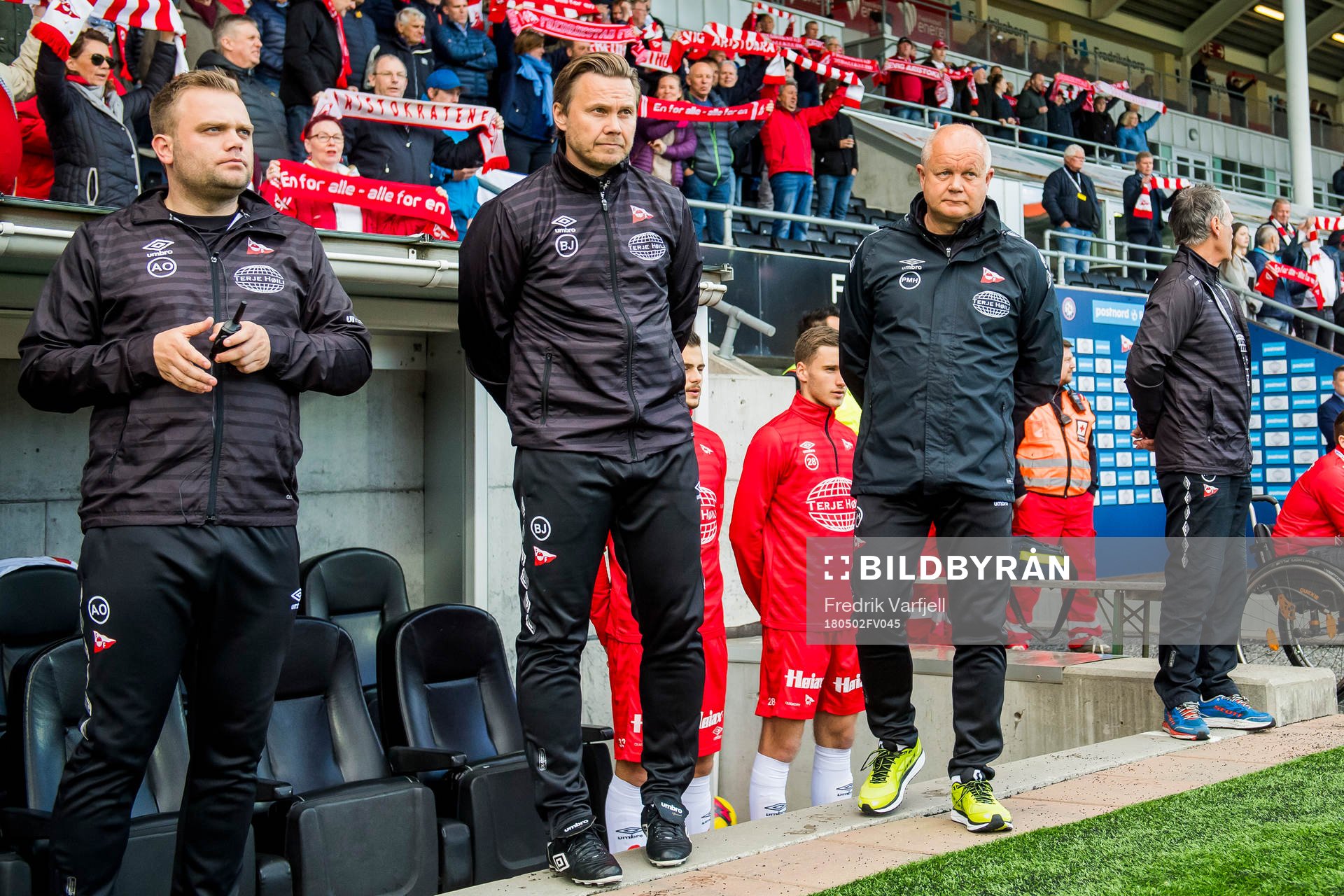 Bjørn Johansen, assistant coach, and Per-Mathias Høgmo,