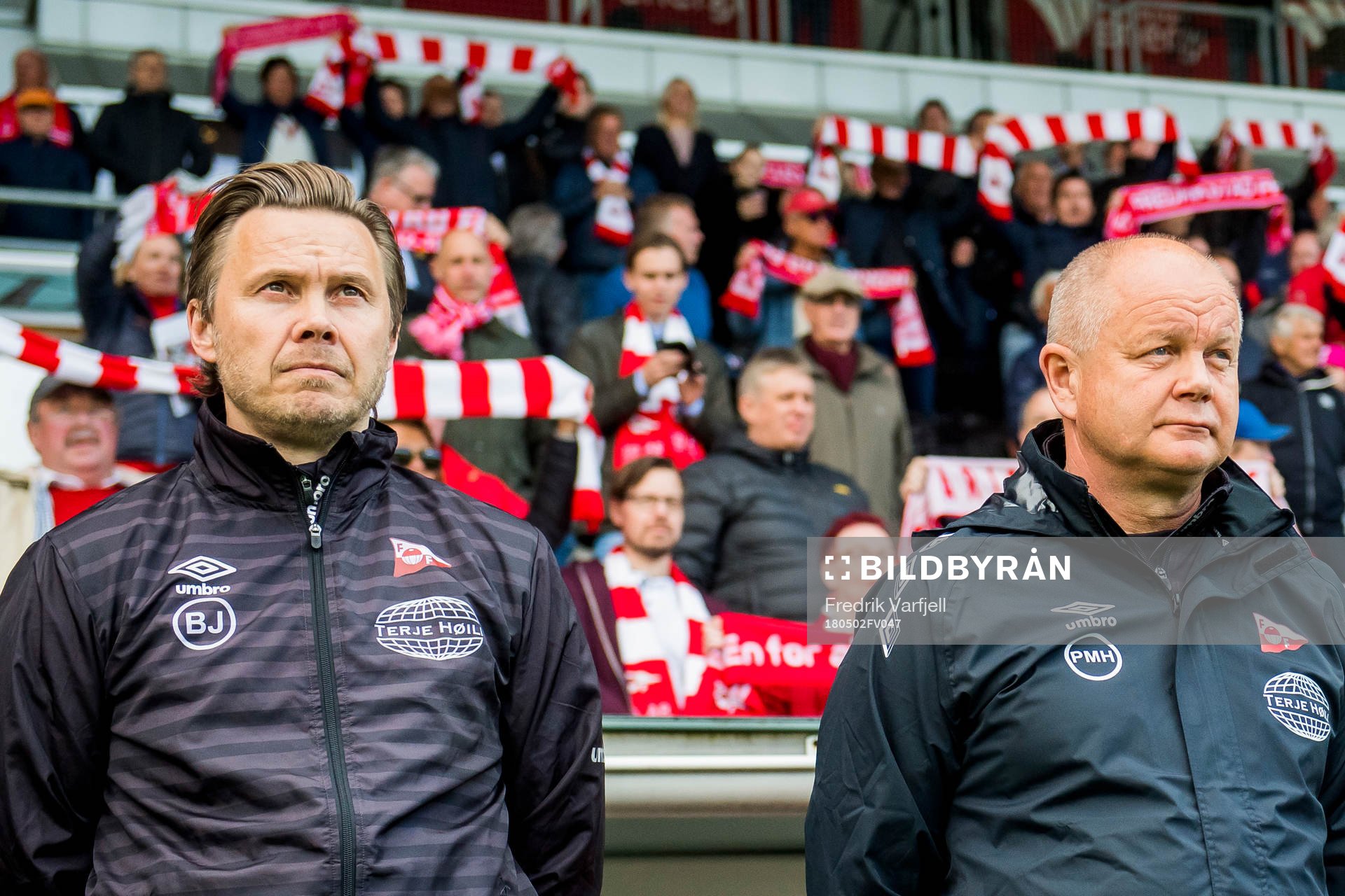 Bjørn Johansen, assistant coach, and Per-Mathias Høgmo,