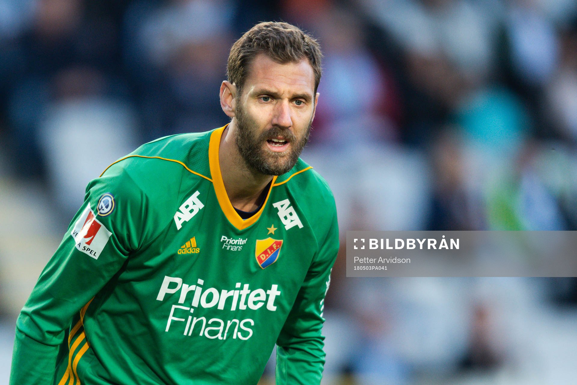 Djurgårdens målvakt Andreas Isaksson