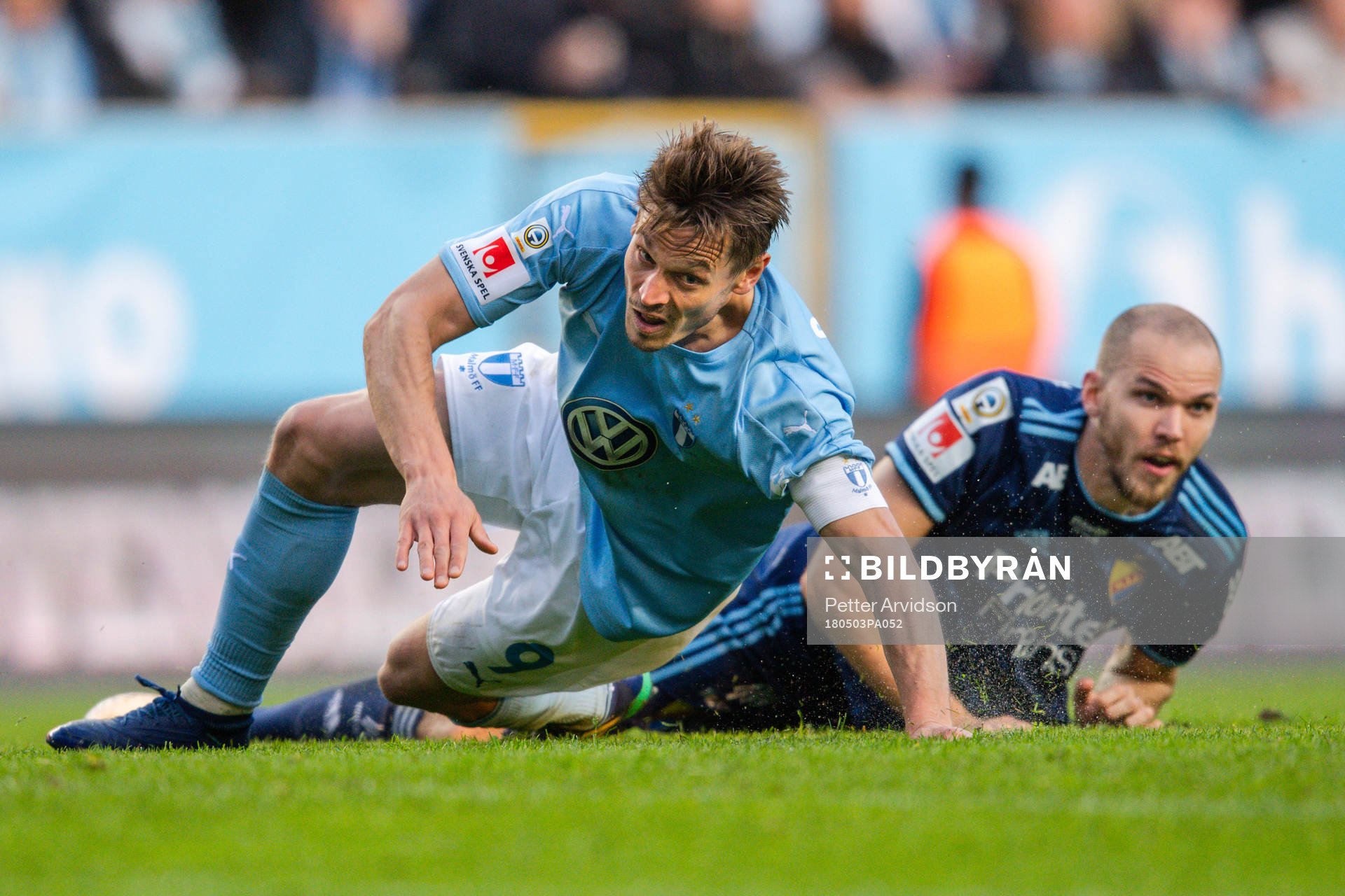 Malmö FFs Markus Rosenberg och Djurgårdens Marcus
