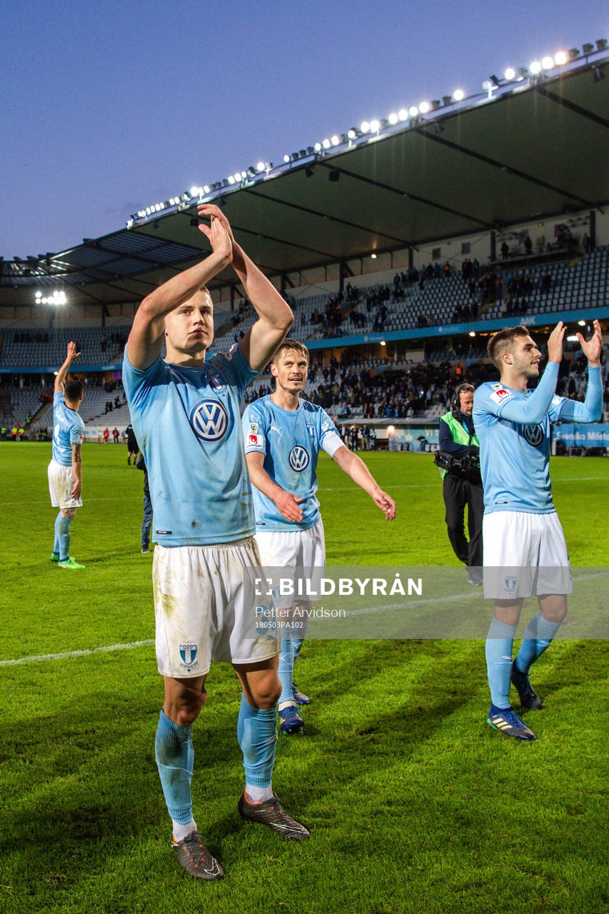 Malmö FFs Mattias Svanberg jublar