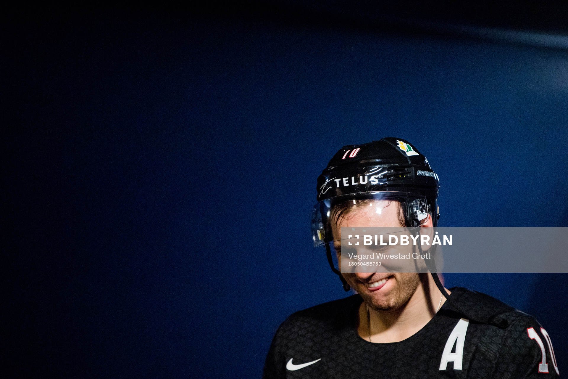 Brayden Schenn of Canada looks dejected