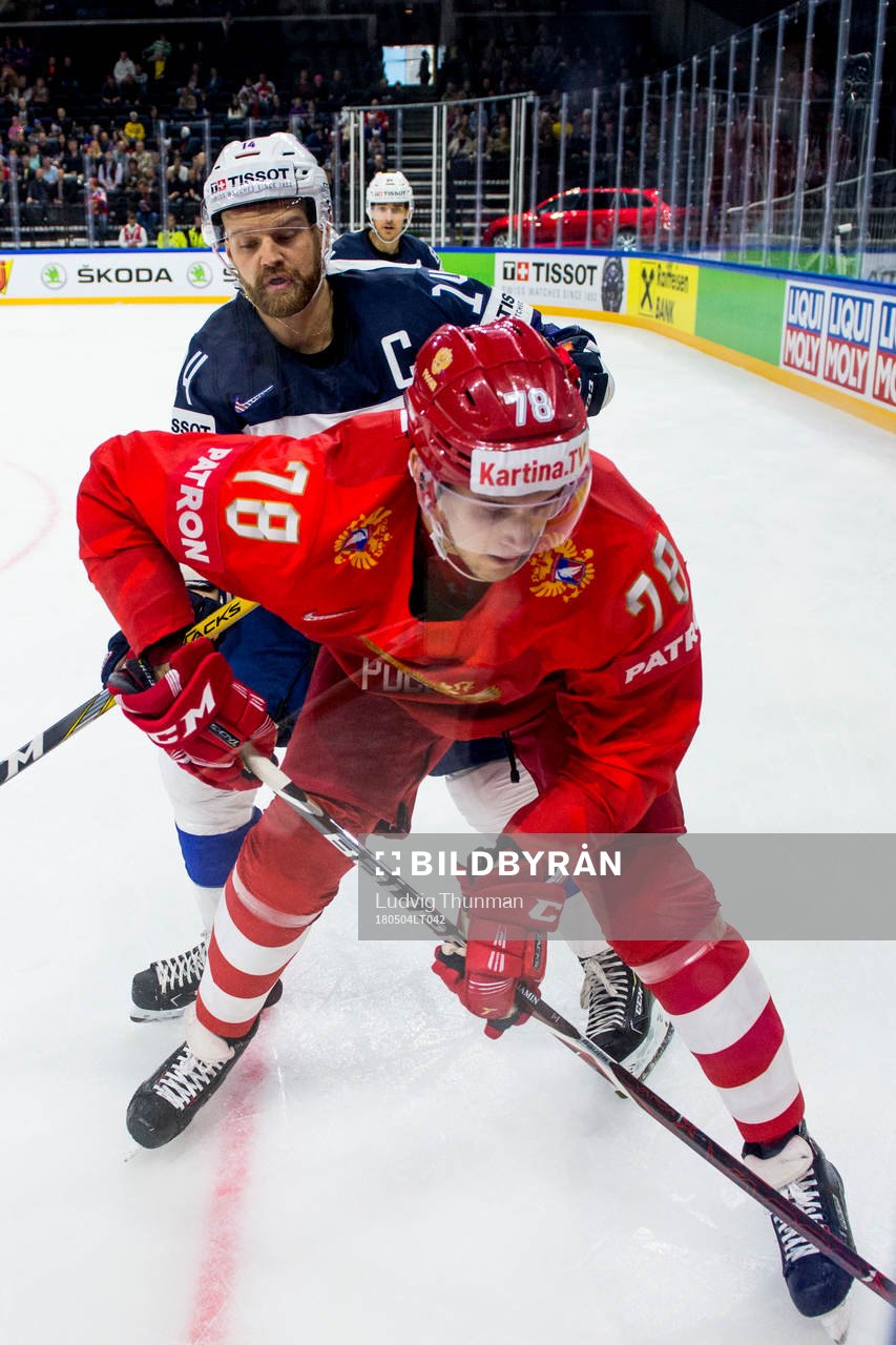 Frankrikes Stephane da Costa och Rysslands Maxim Mamin