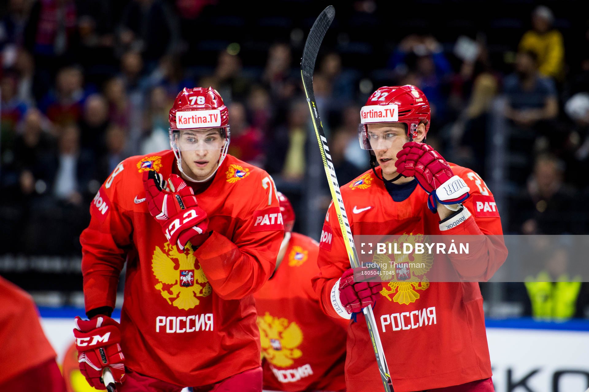 Rysslands Maxim Mamin och Stanislav Gailev