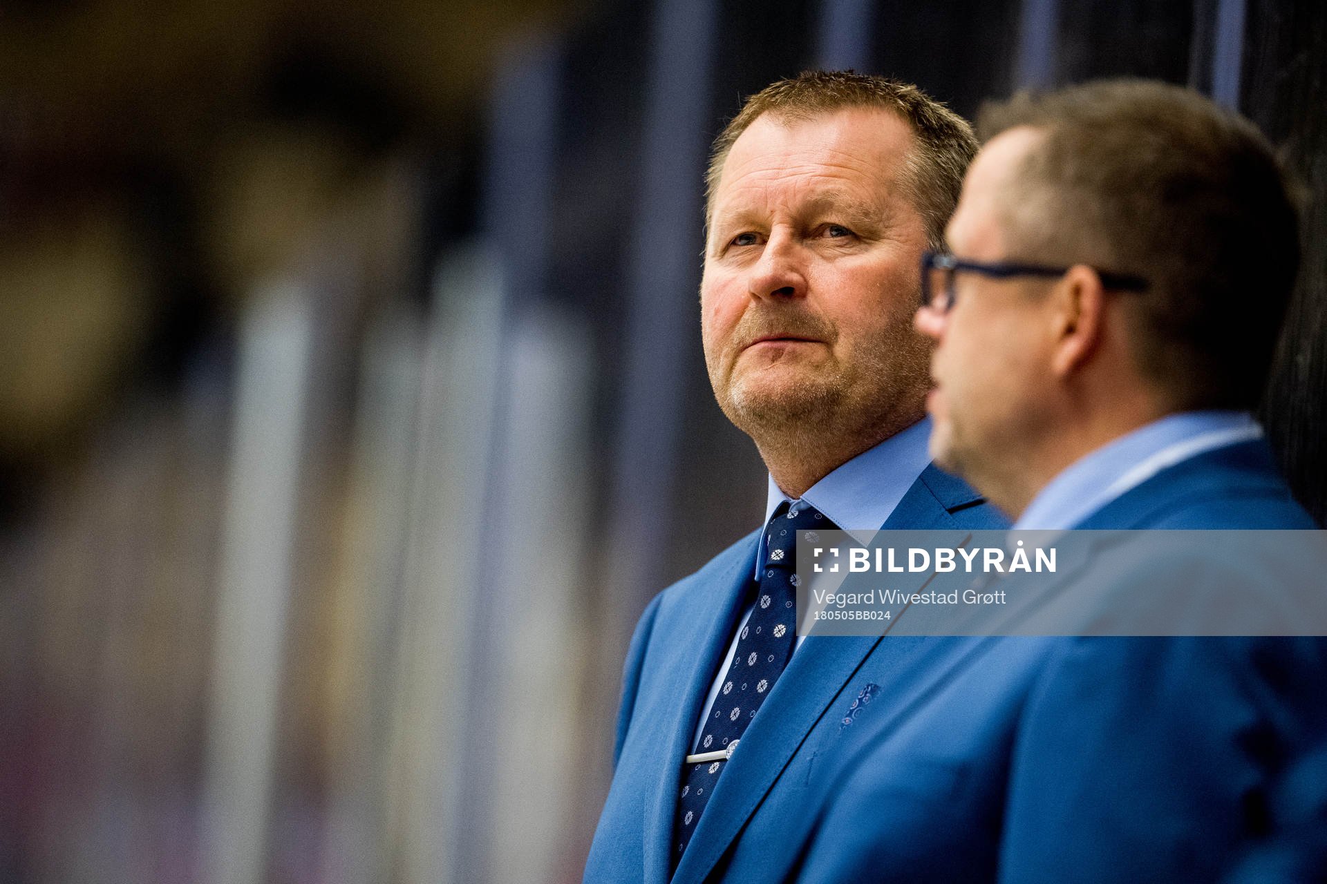 Petter Thoresen, head coach of Norway, and Sjur Robert