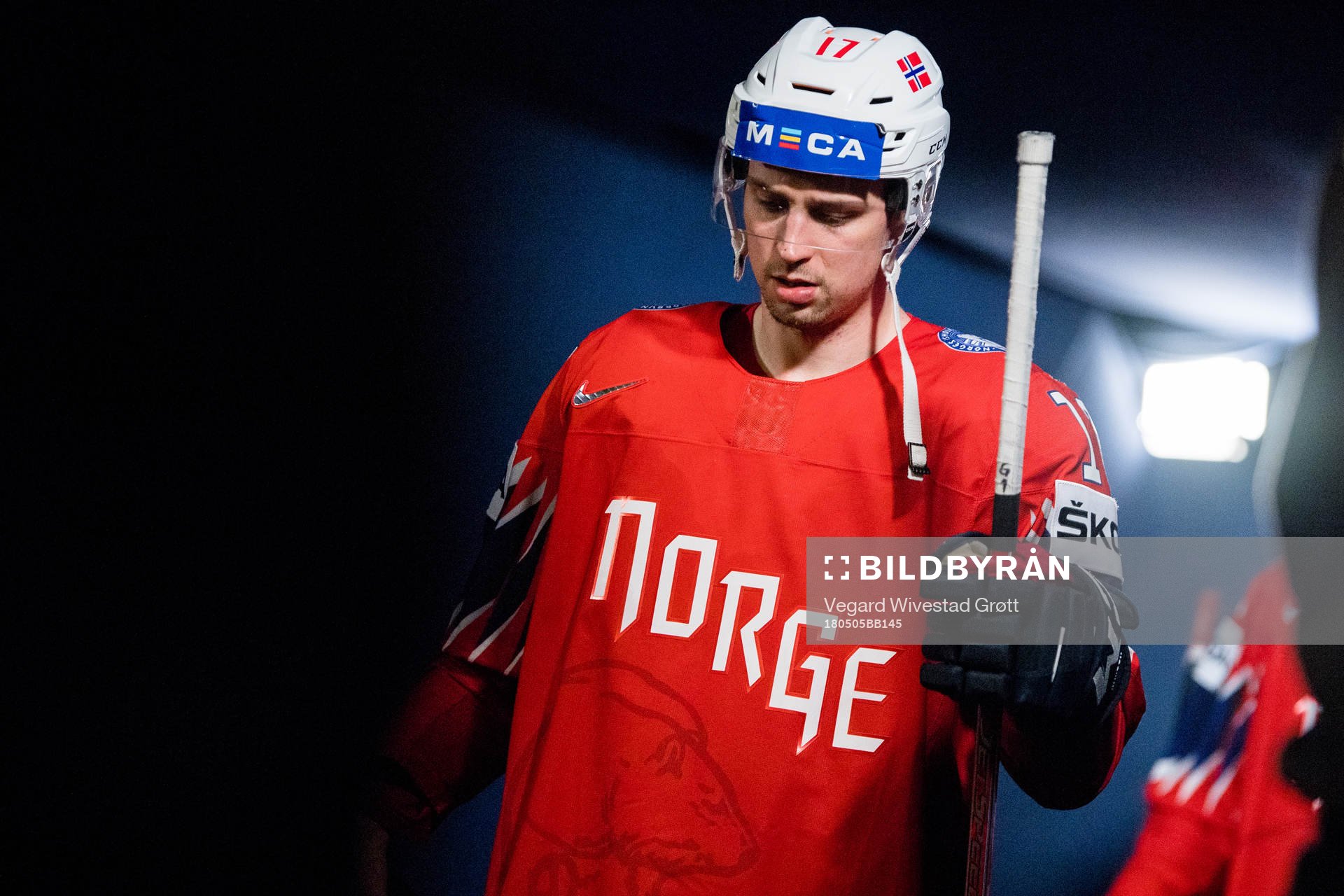 Stefan Espeland of Norway looks dejected