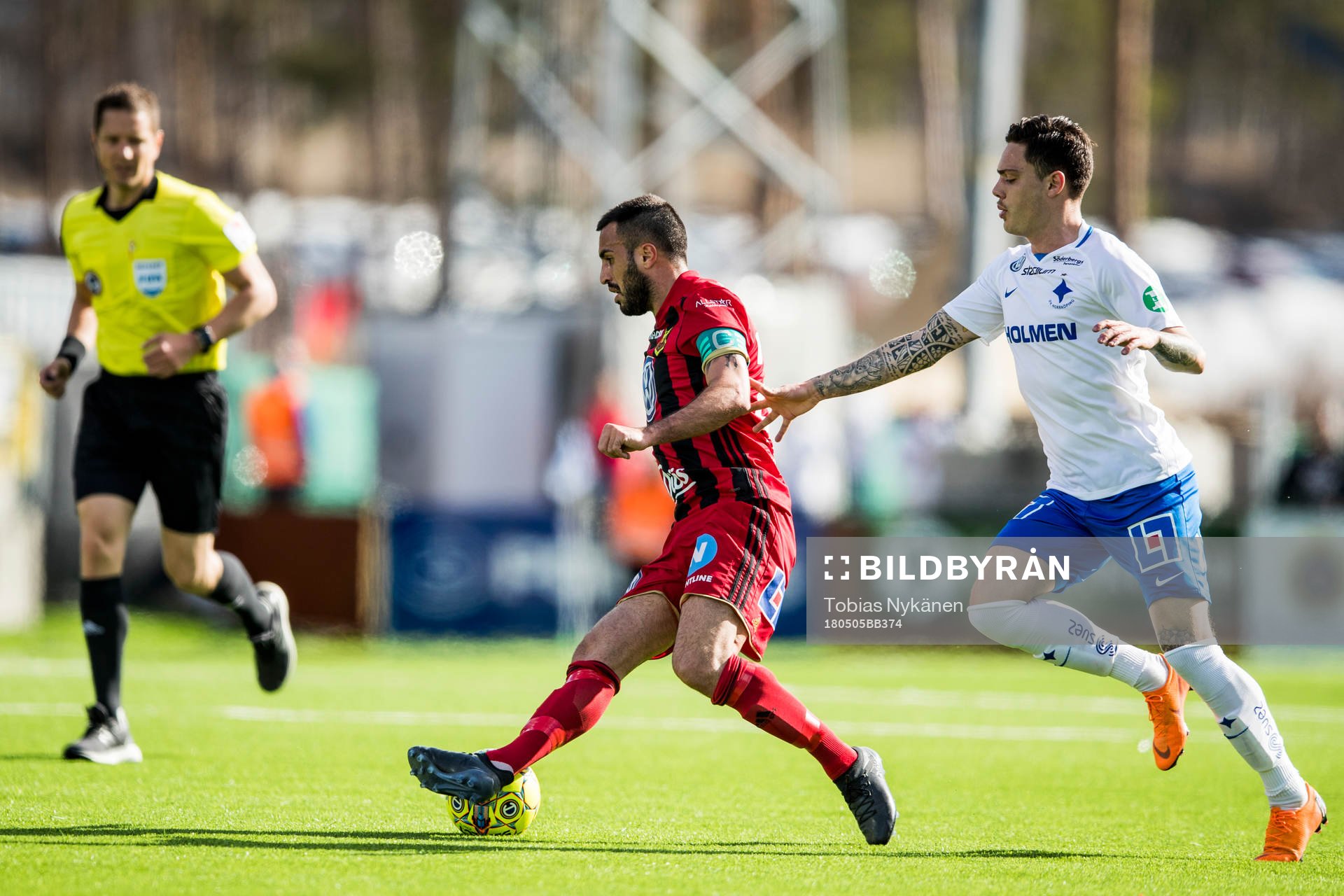 Östersunds Brwa Nouri och Norrköpings David Moberg