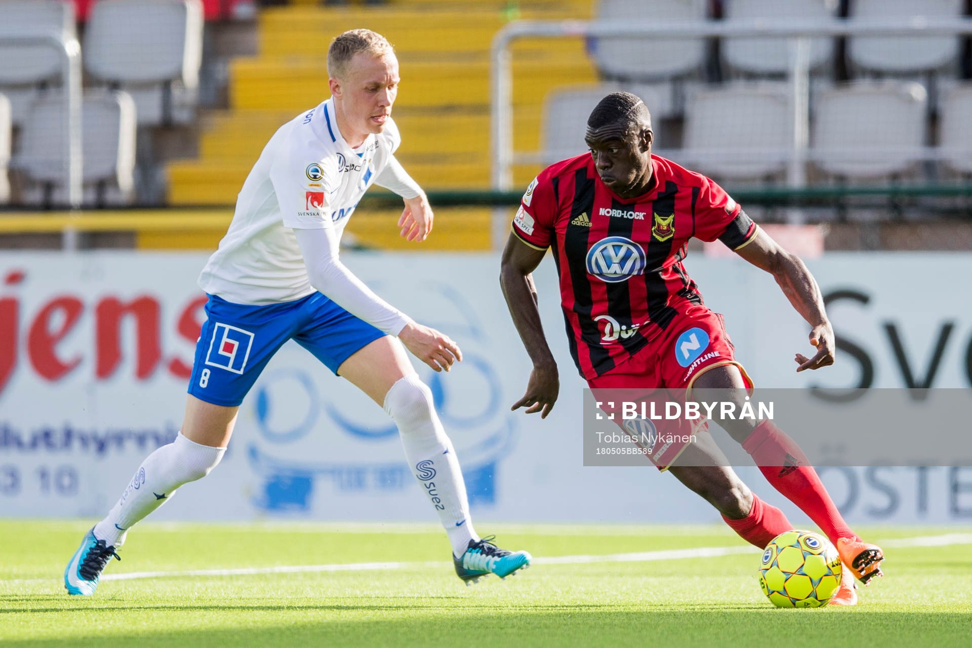 Östersunds Ken Sema och Norrköpings Gudmundur Thorarinsson