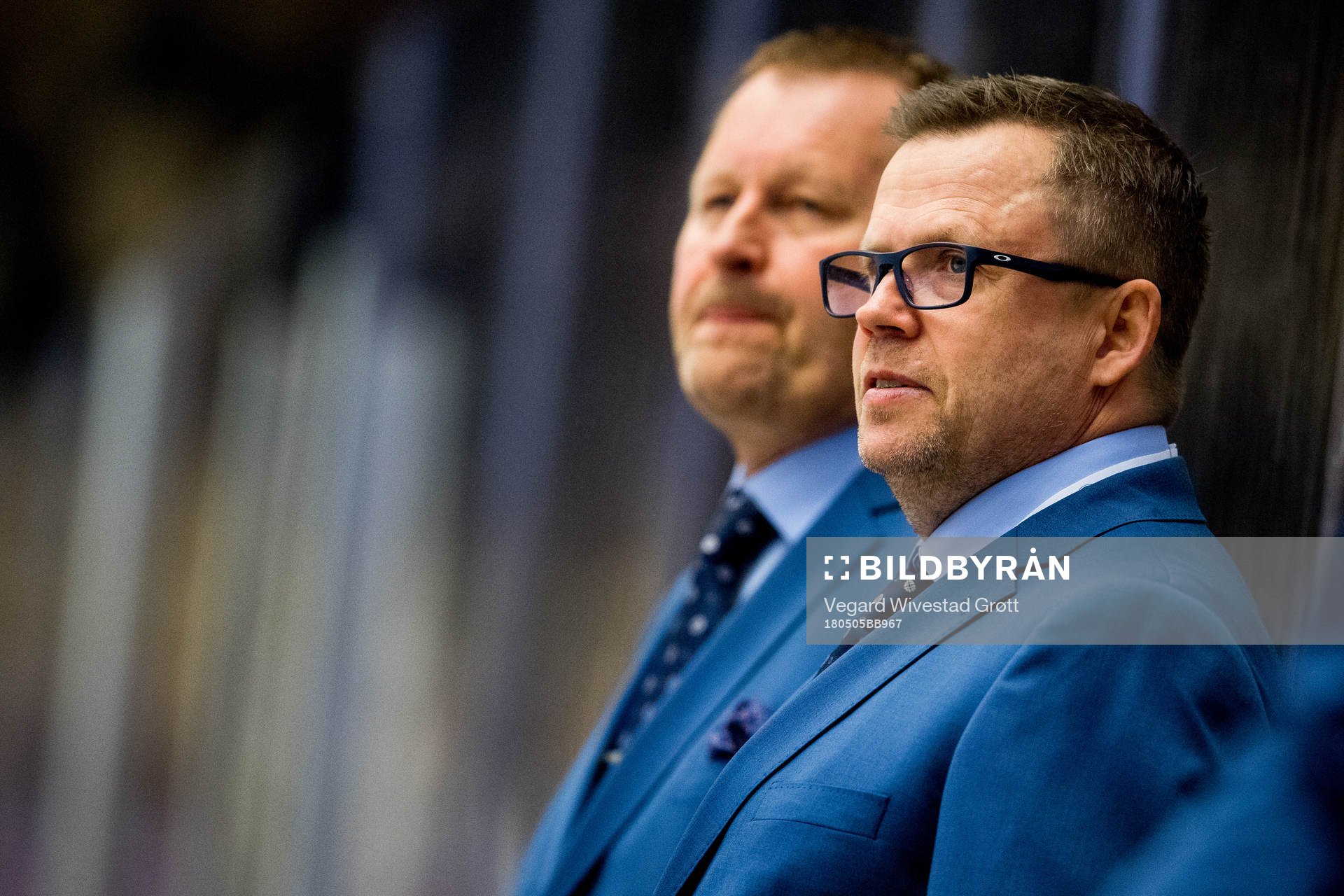 Sjur Robert Nilsen, assistant coach of Norway, and Petter