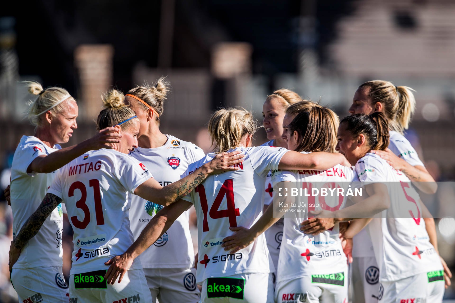 Rosengårds Iva Landeka jublar