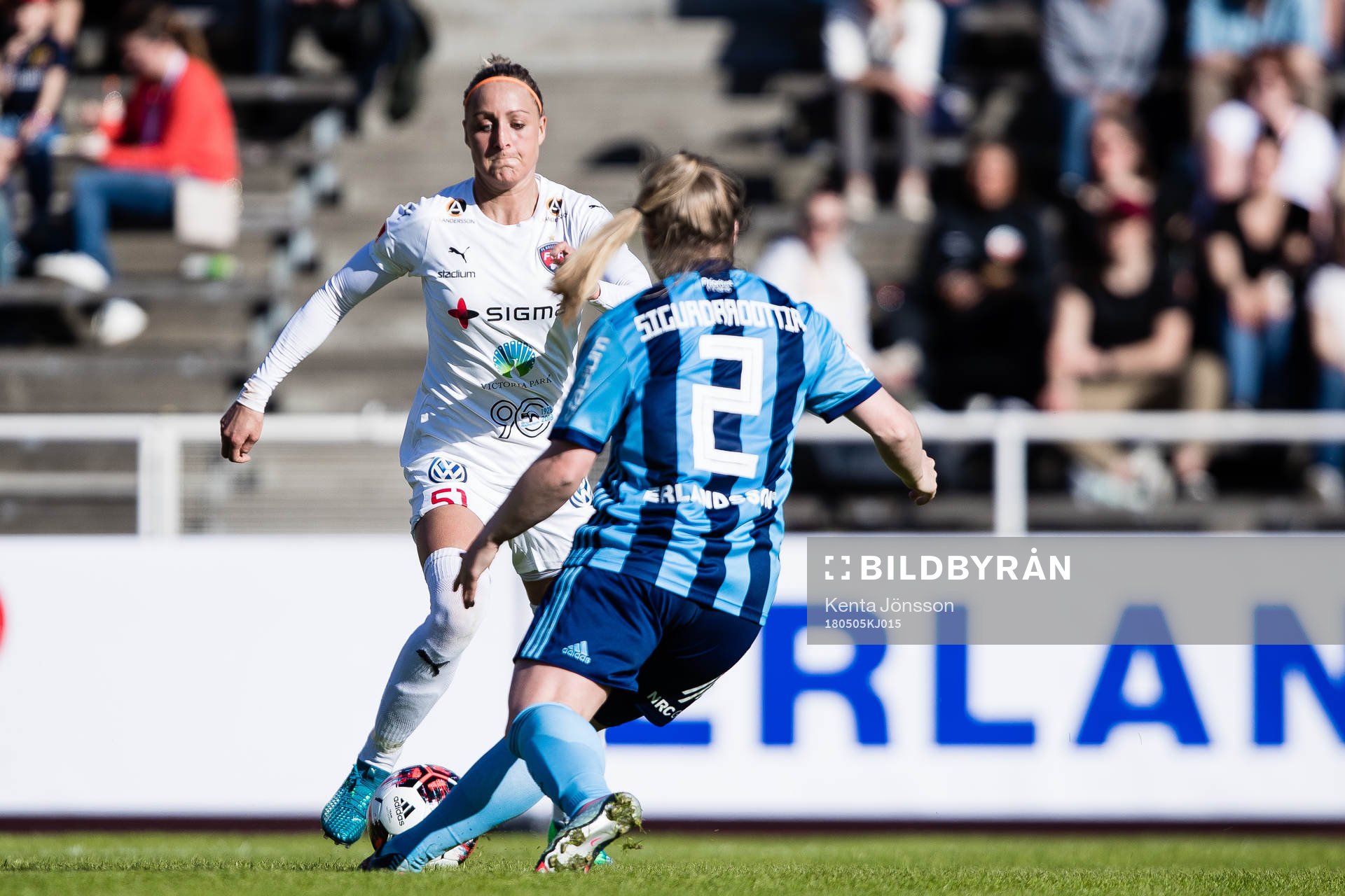 Rosengårds Sanne Troelsgaard Nielsen och Djurgårdens