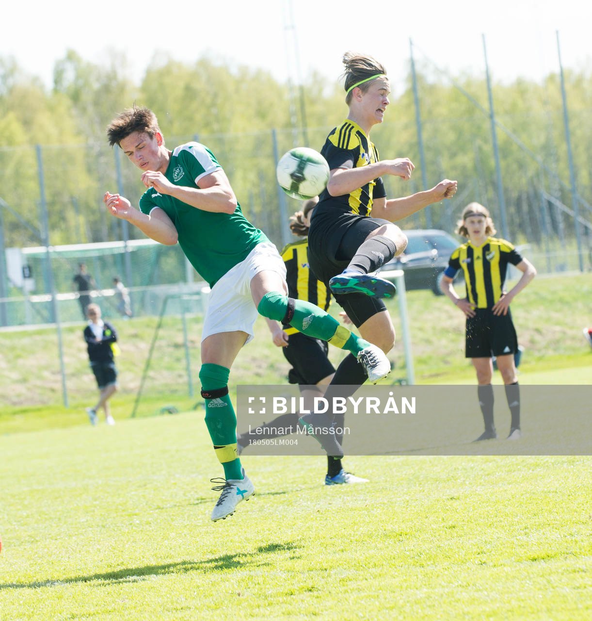  i matchen för pojkar födda 2002 mellan Hässleholms IF och IFK Hässleholm i Hässleholm 5 maj 2018.  