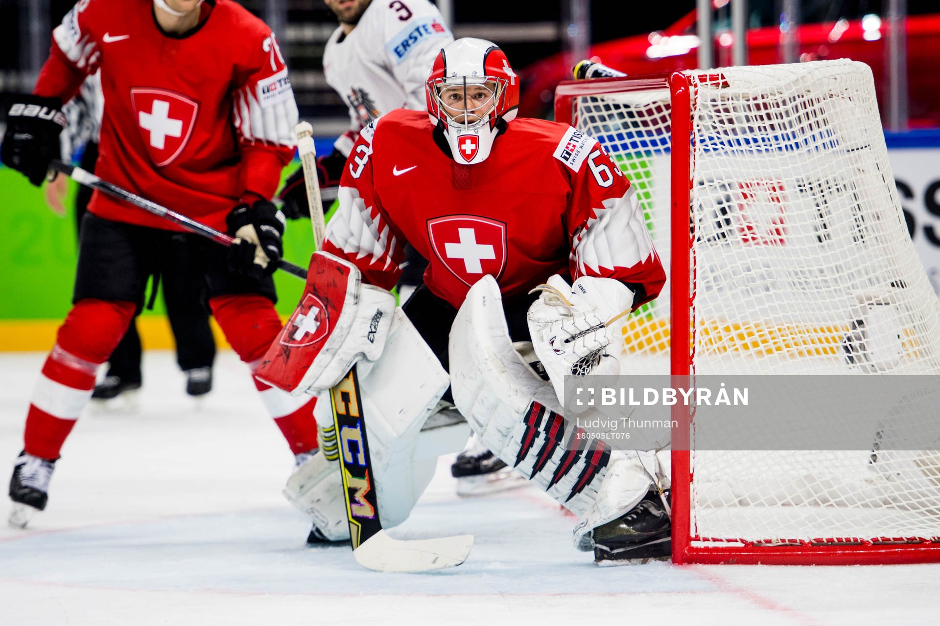 Schweiz målvakt Leonardo Genoni