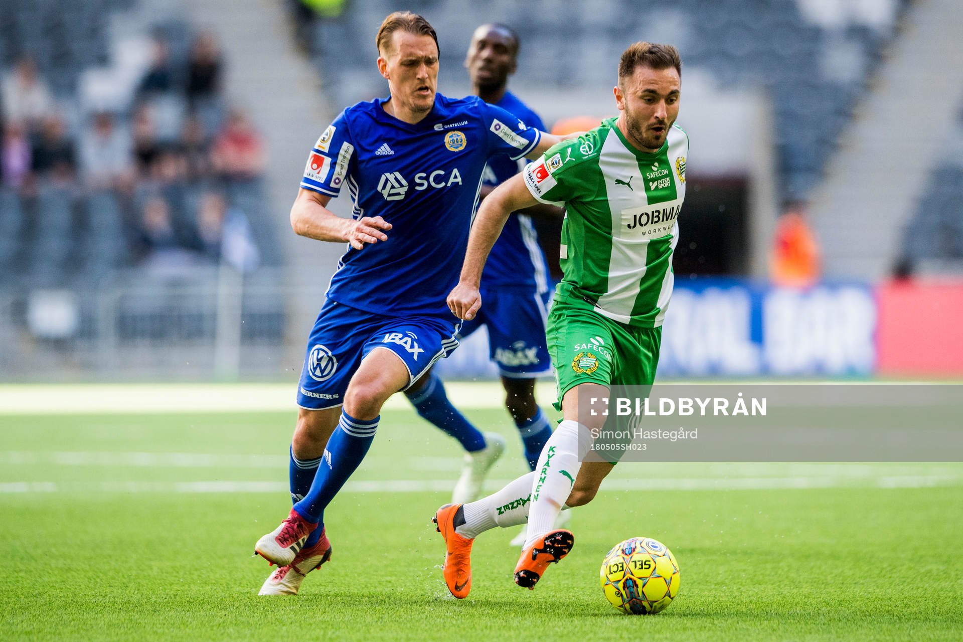 Sundsvalls Kim Skoglund och Hammarbys Muamer Tankovic