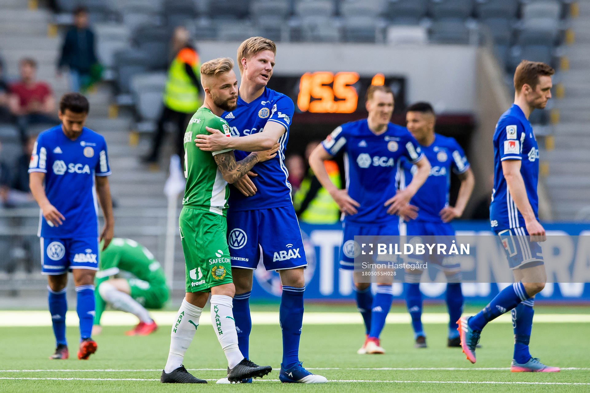 Hammarbys Sander Svendsen och Sundsvalls Eric Björkander