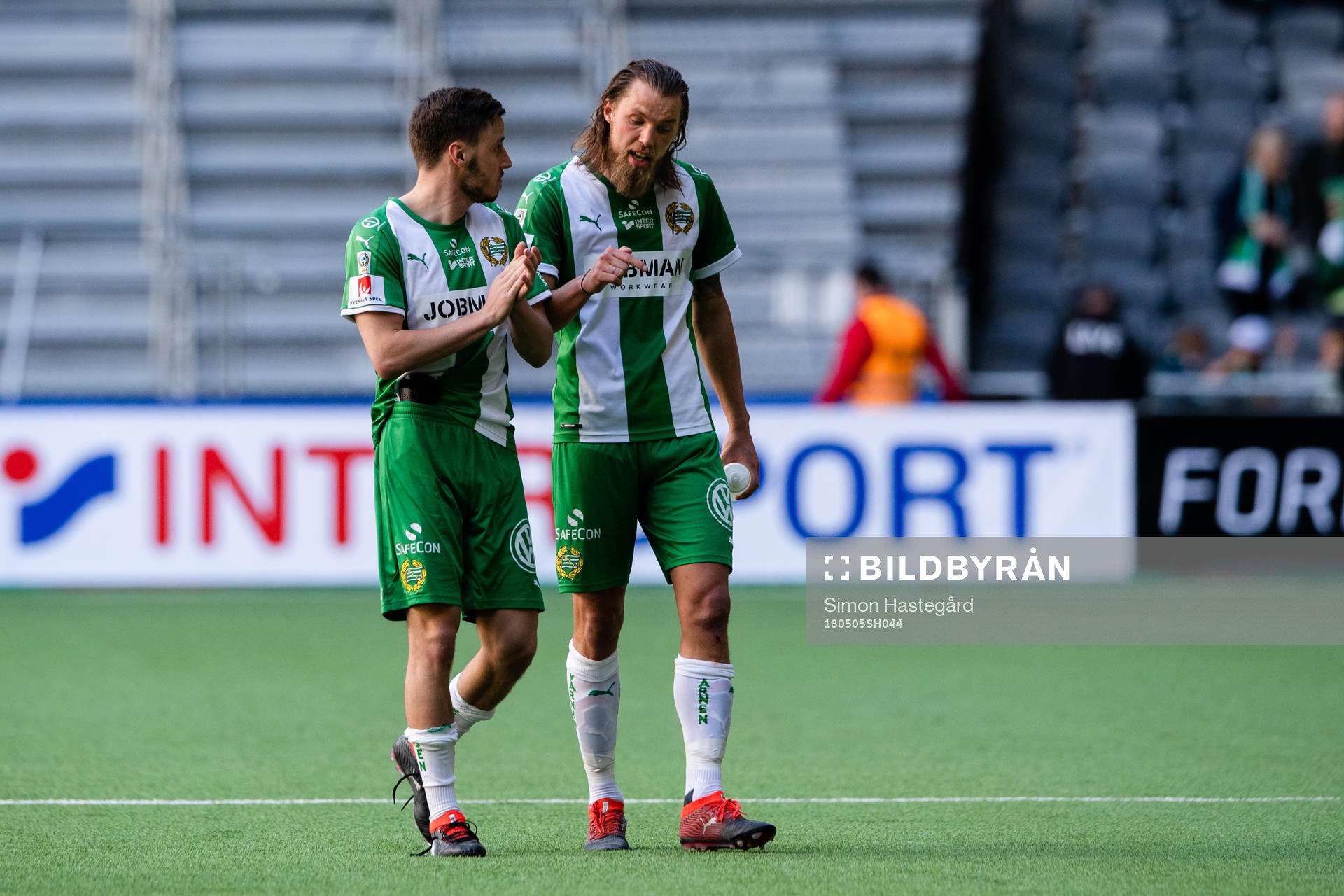 Hammarbys Jeppe Andersen och Björn Paulsen