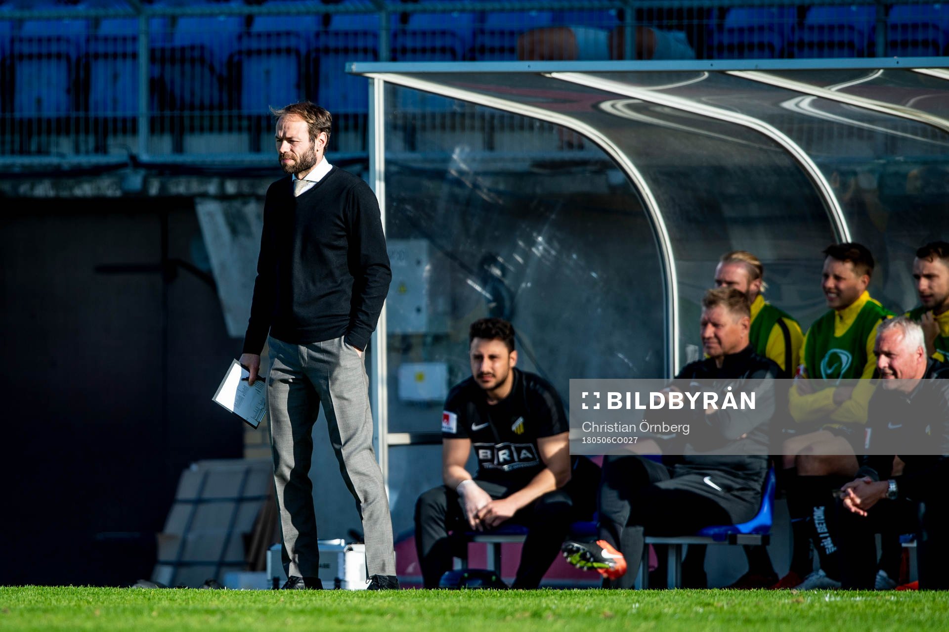 Häckens tränare Andreas Alm