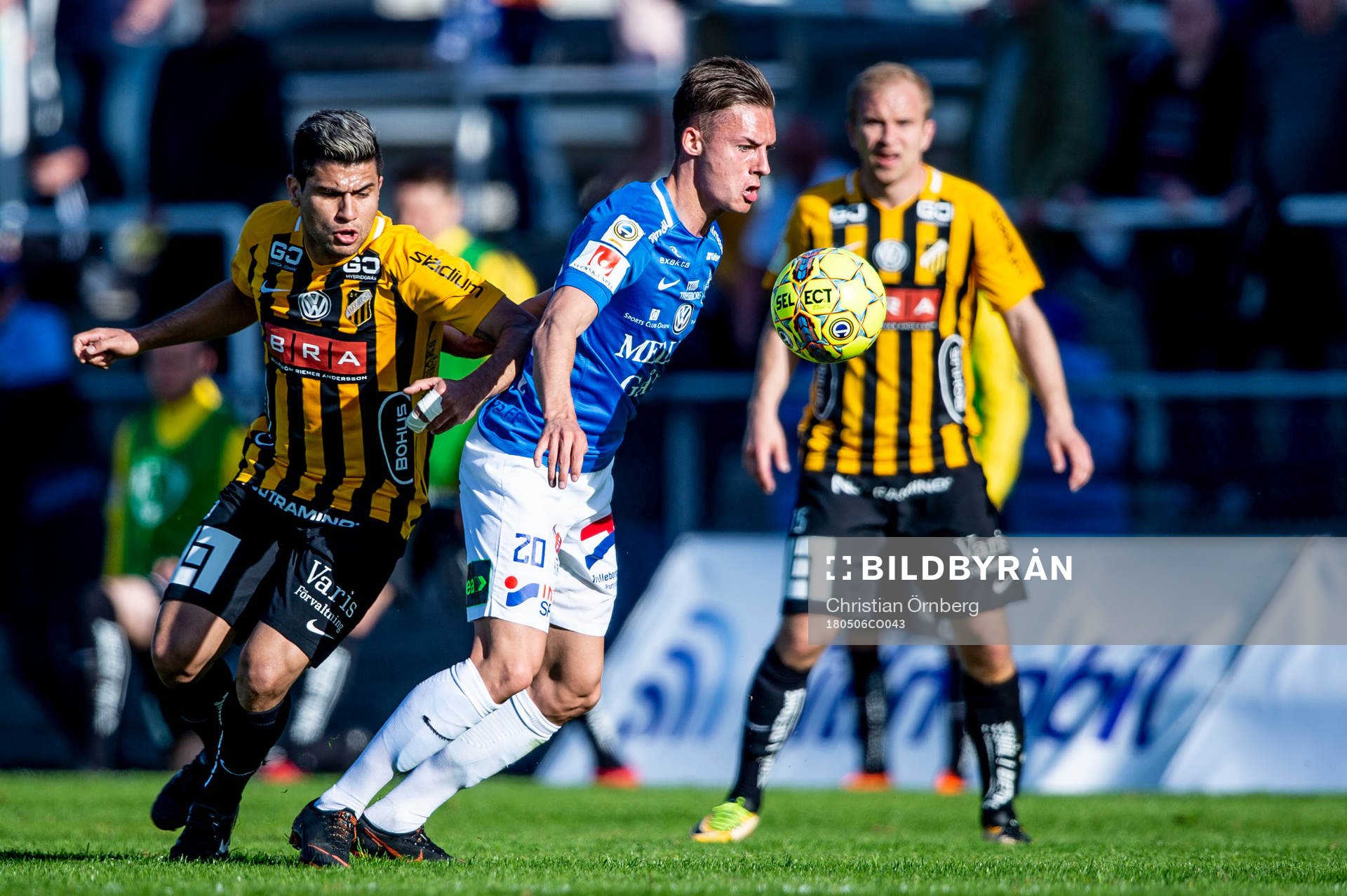 Trelleborgs Felix Hörberg mot Häckens Paulinho