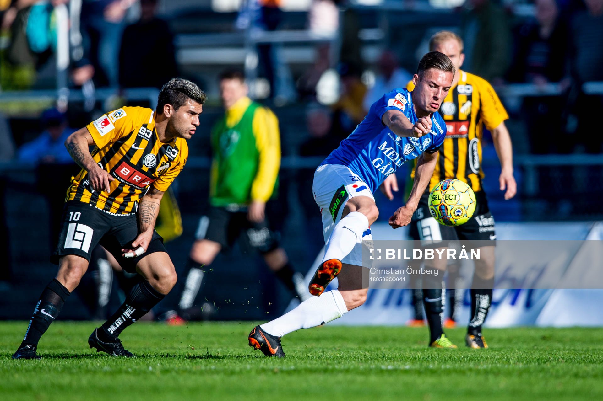 Trelleborgs Felix Hörberg mot Häckens Paulinho